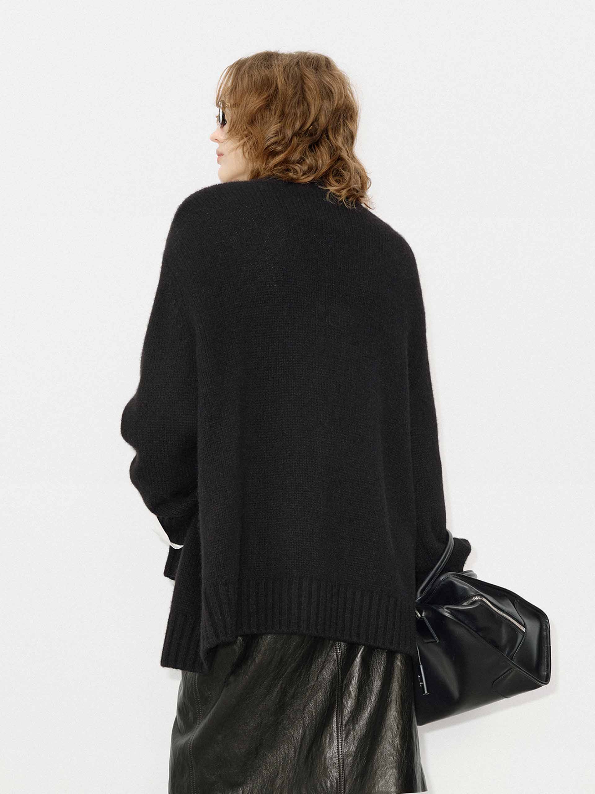 Include Alpaca Loose Cardigan - Image 3