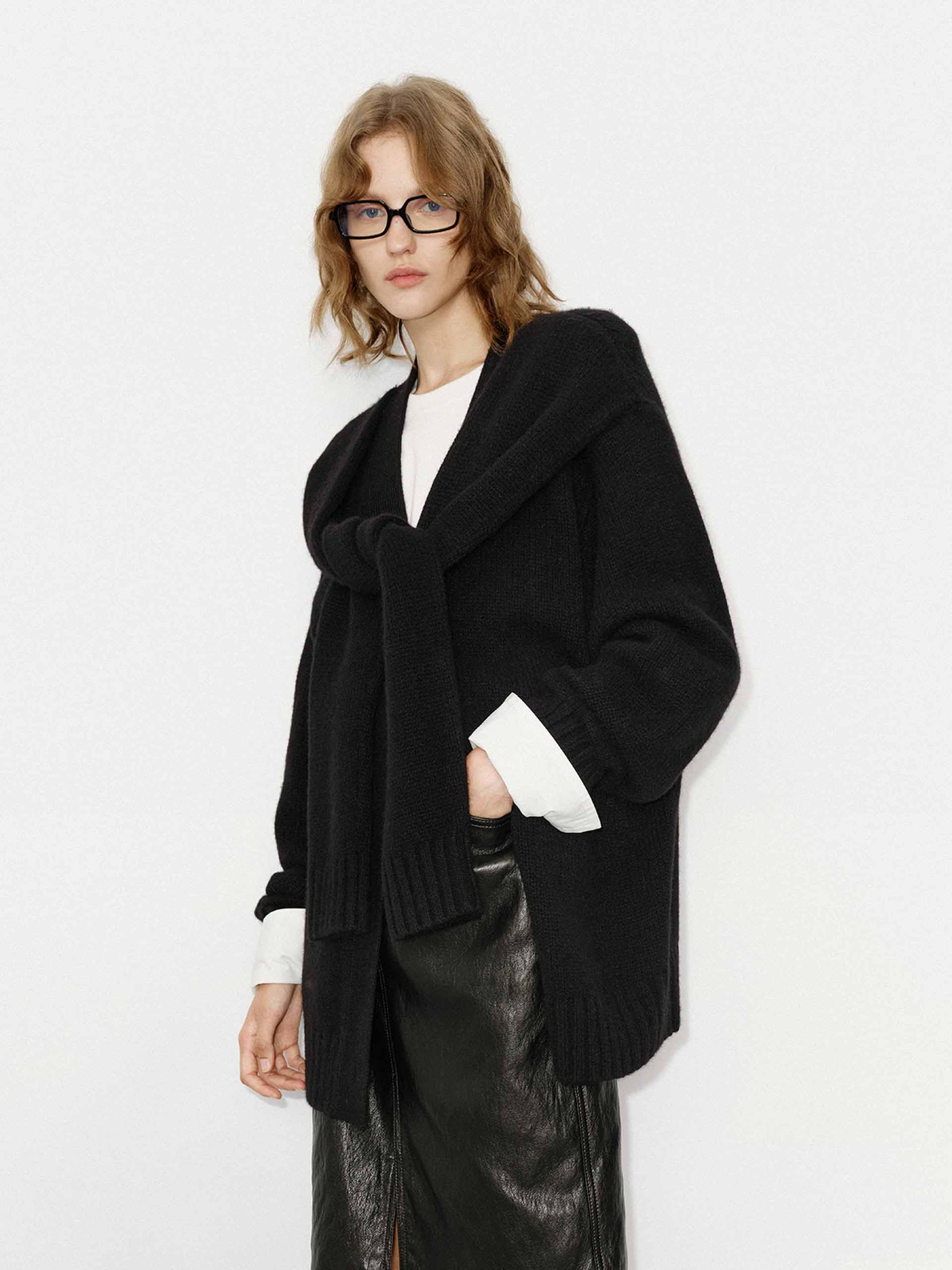 Include Alpaca Loose Cardigan - Image 7