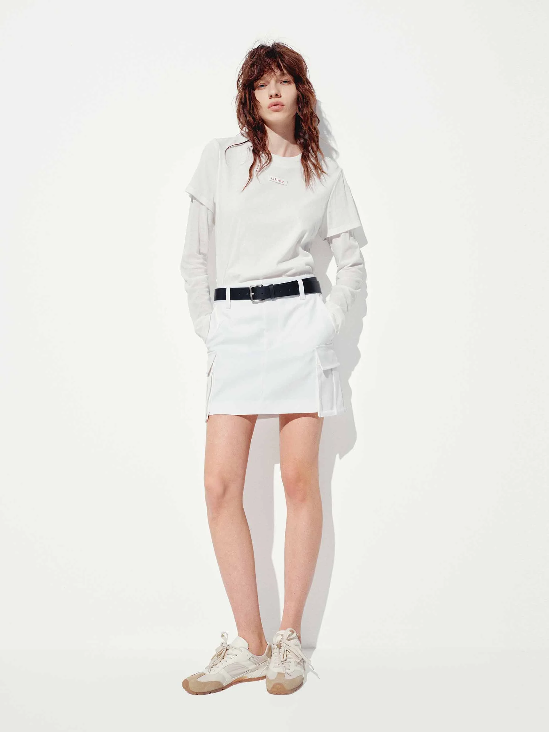 Include Belt Cargo Mini Skirt - Image 2