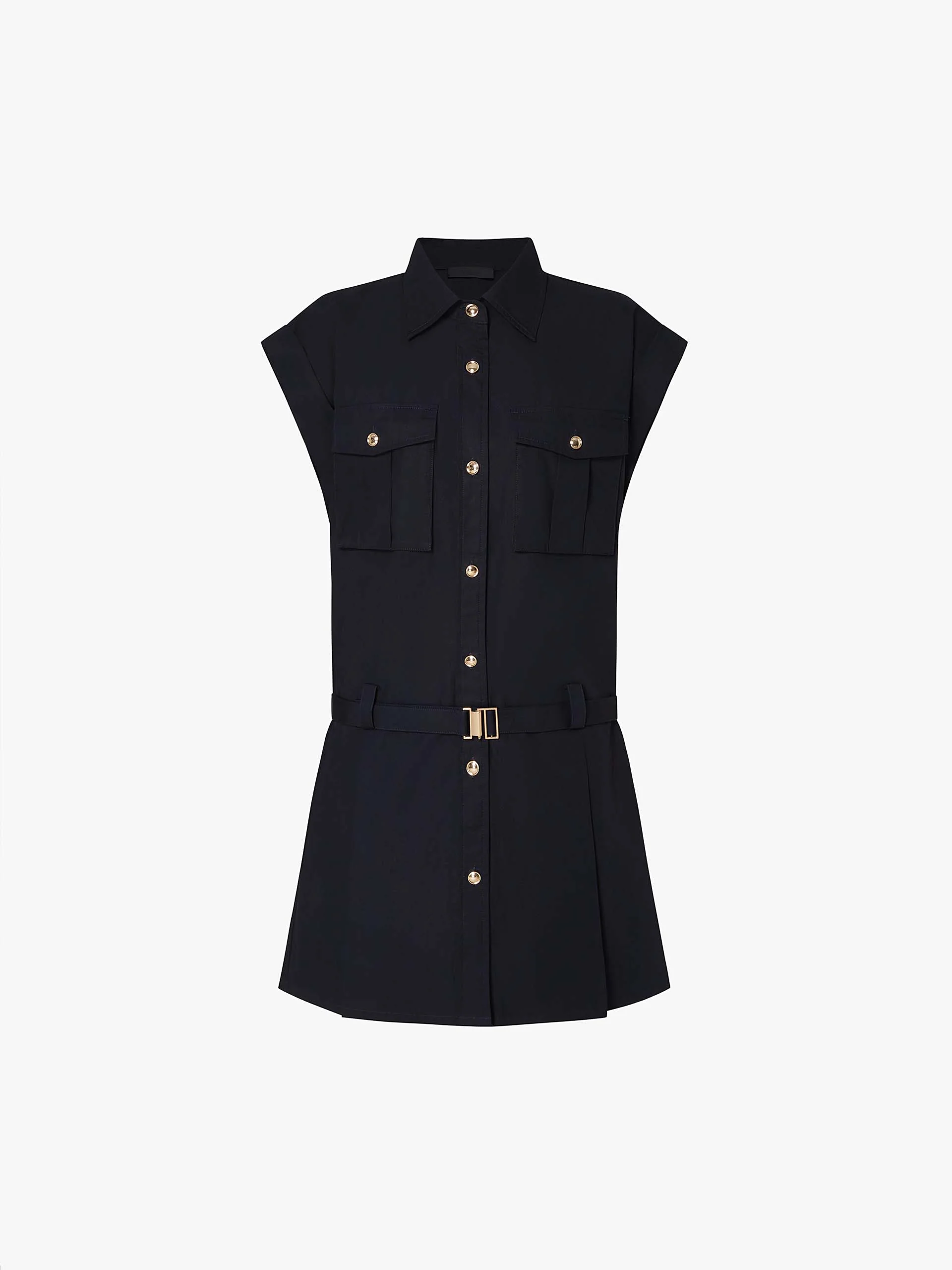 Include Belt Cotton Dress - Image 13