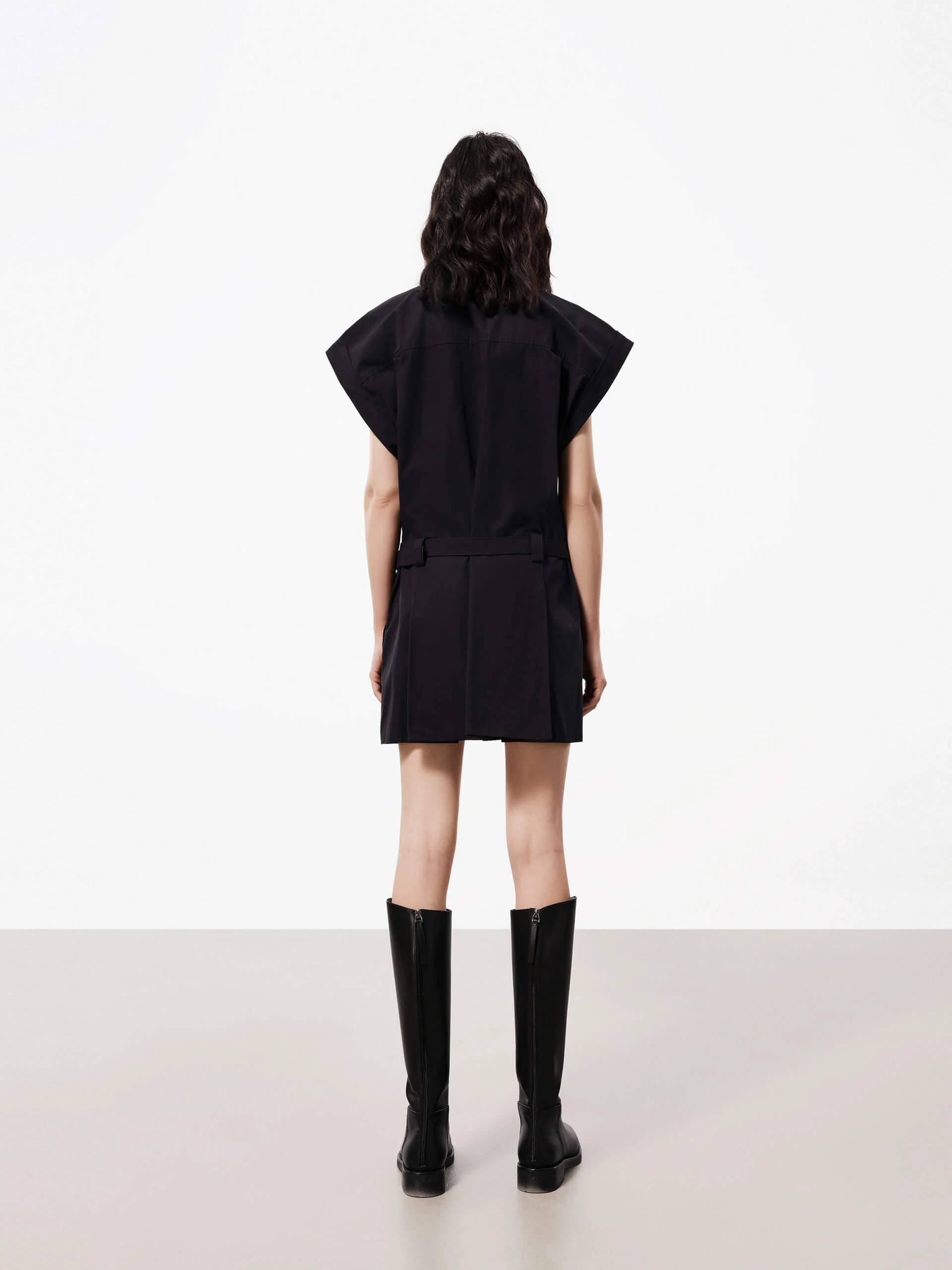 Include Belt Cotton Dress - Image 14