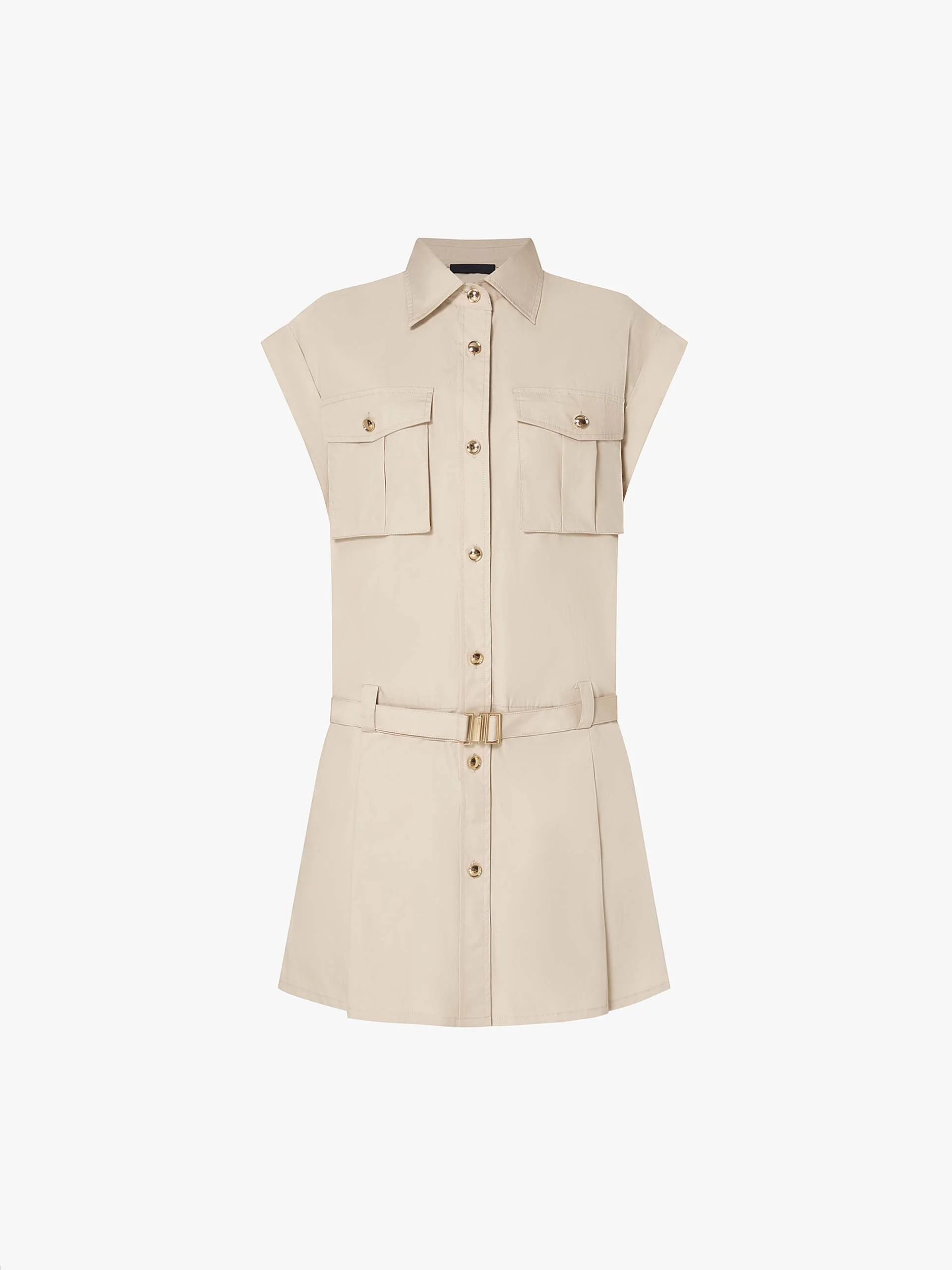 Include Belt Cotton Dress - Image 5