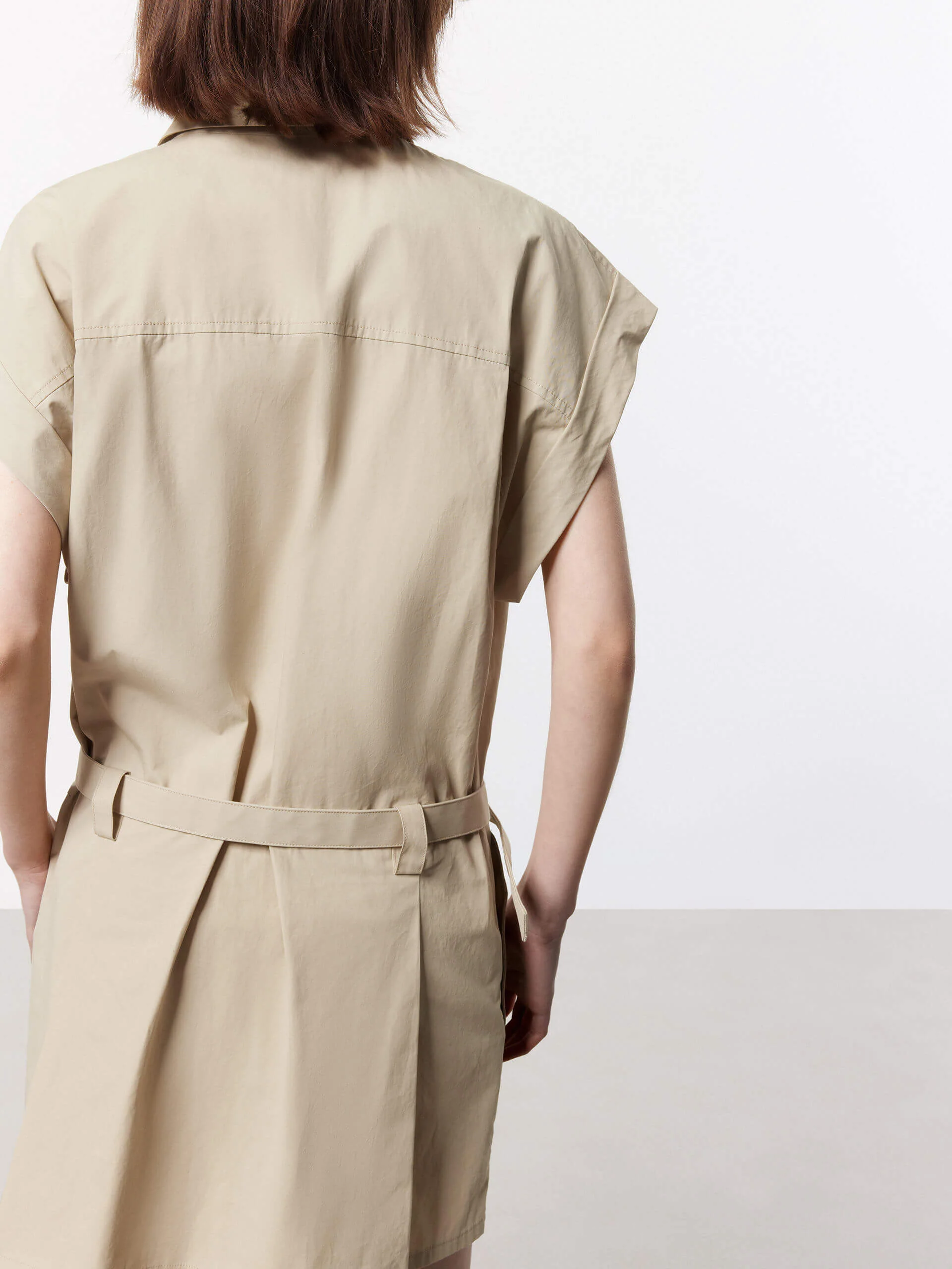 Include Belt Cotton Dress - Image 7