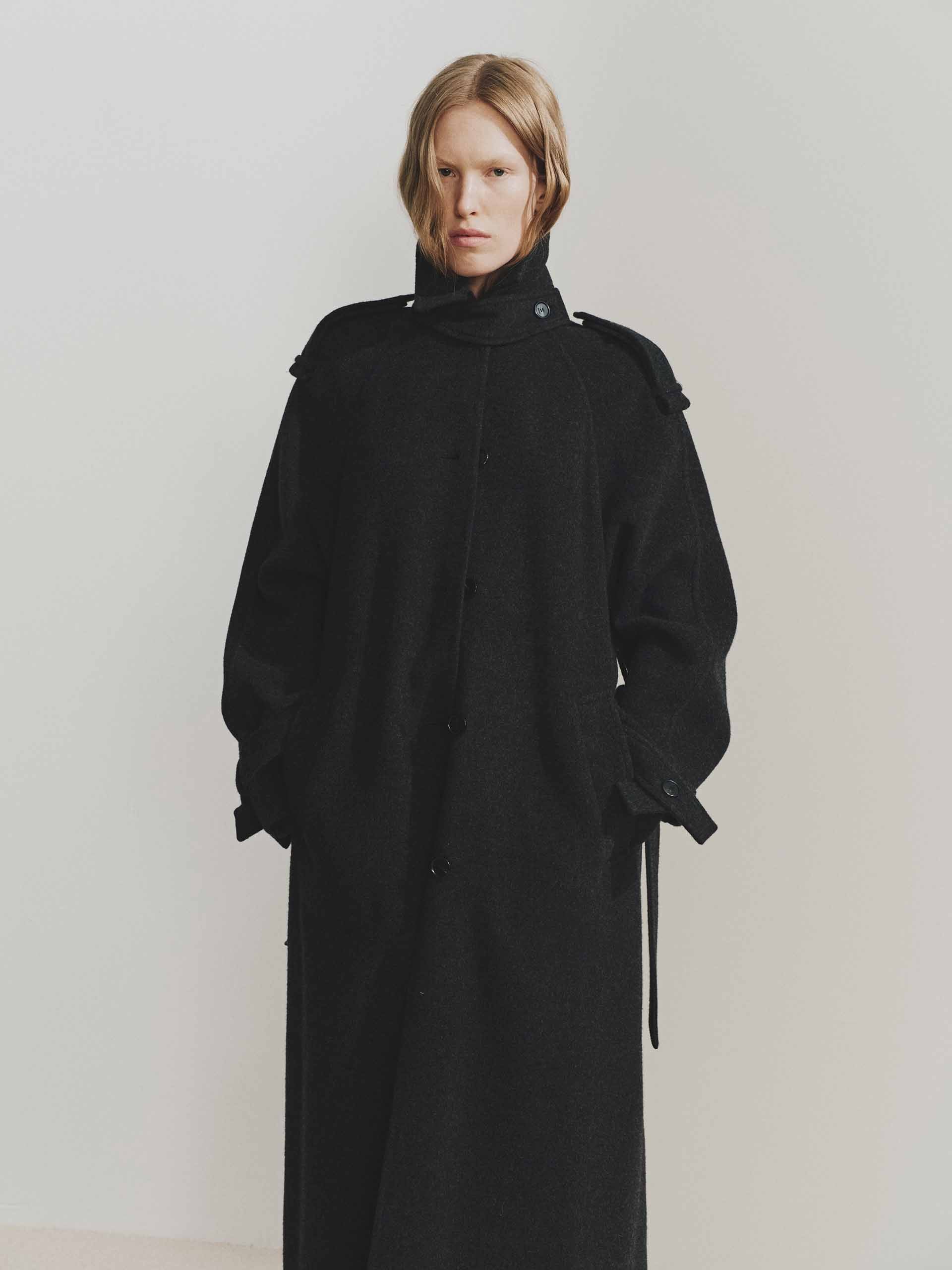 Include Belt Longline Coat - Image 6