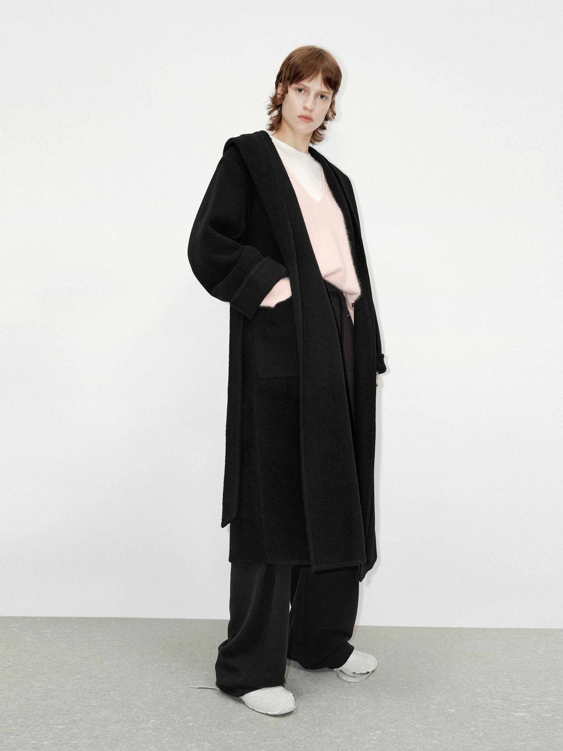 Include Belt Merino Wool Coat - Image 10