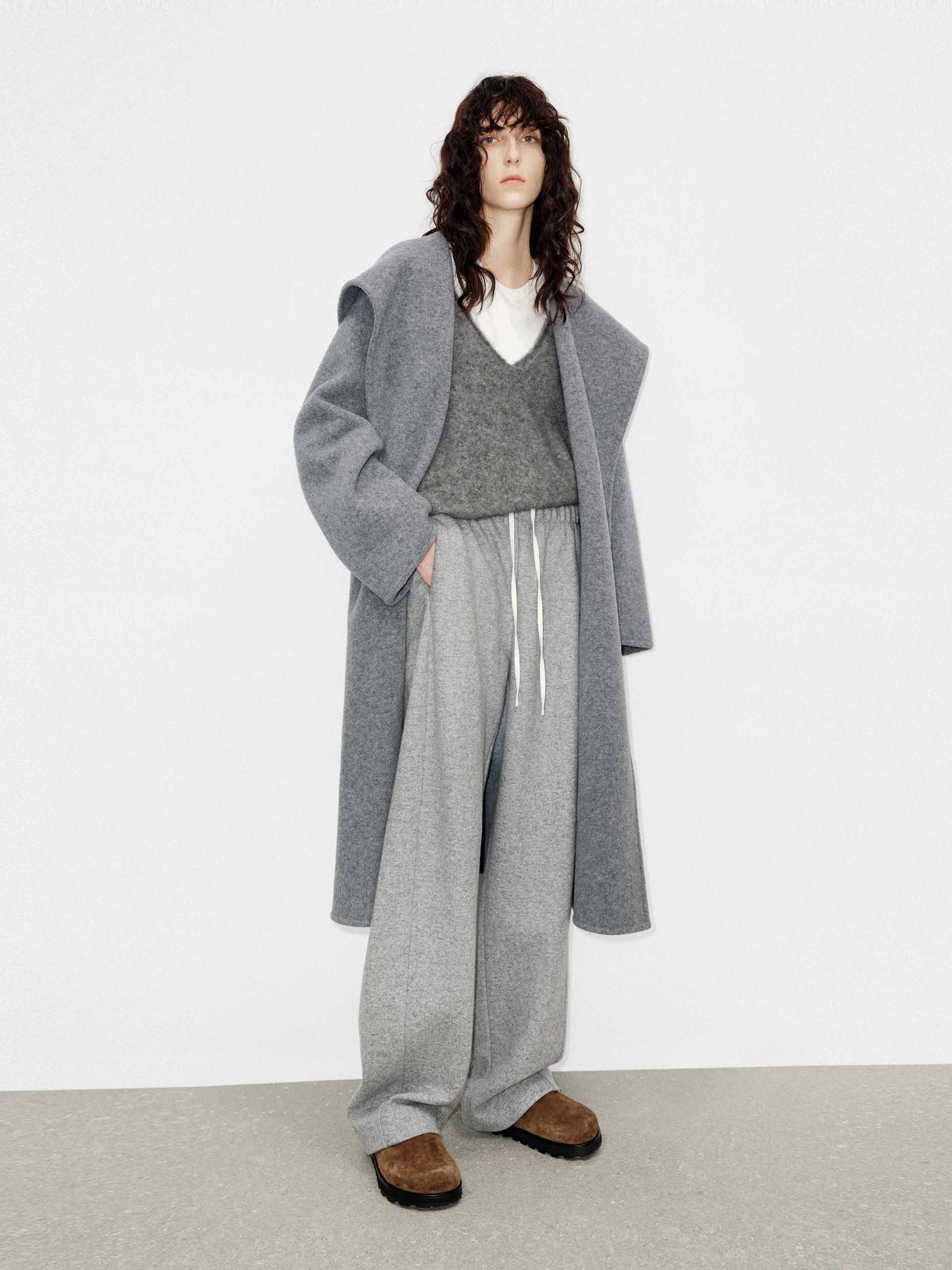 Include Belt Merino Wool Coat - Image 6