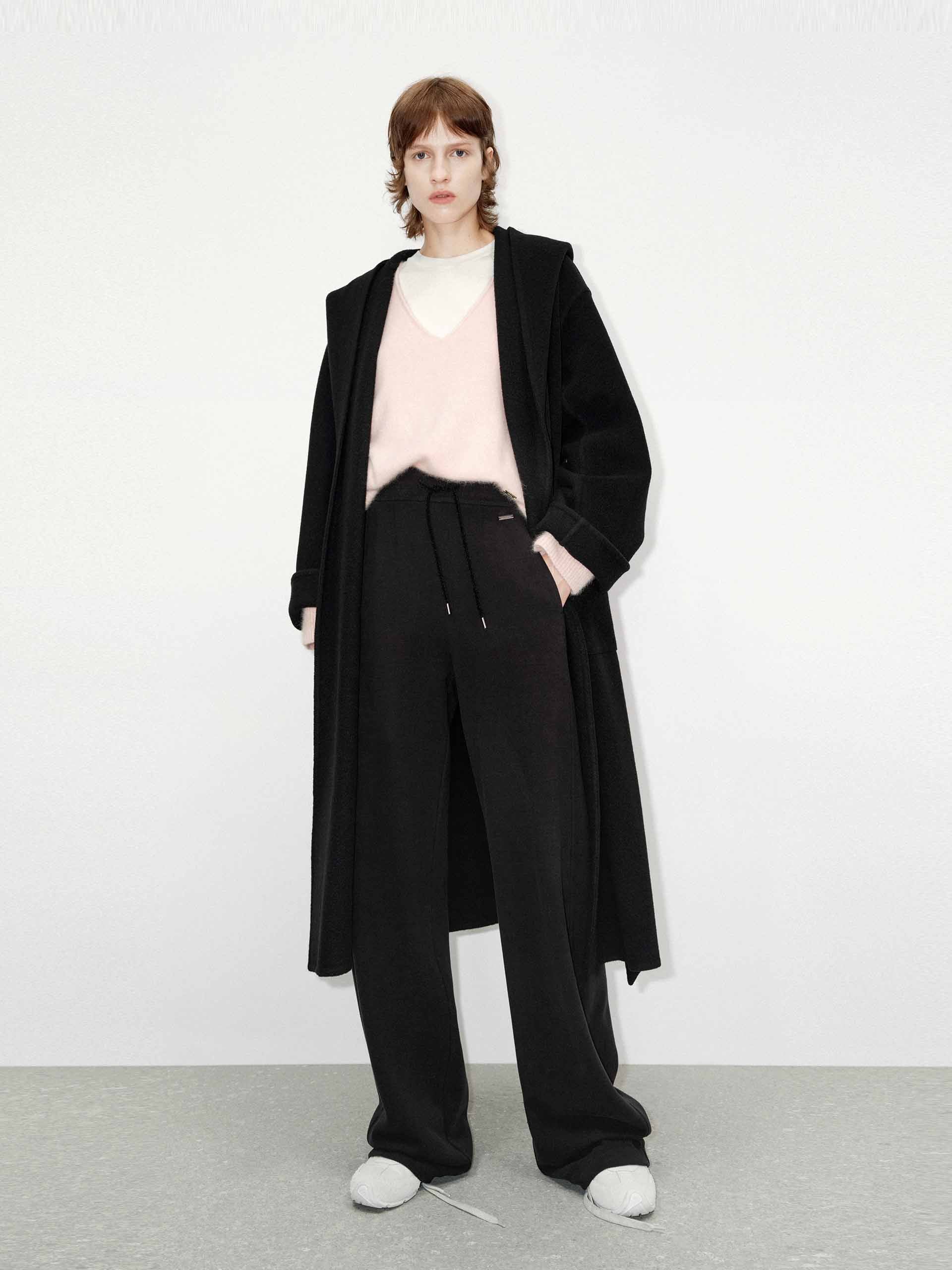 Include Belt Merino Wool Coat - Image 9