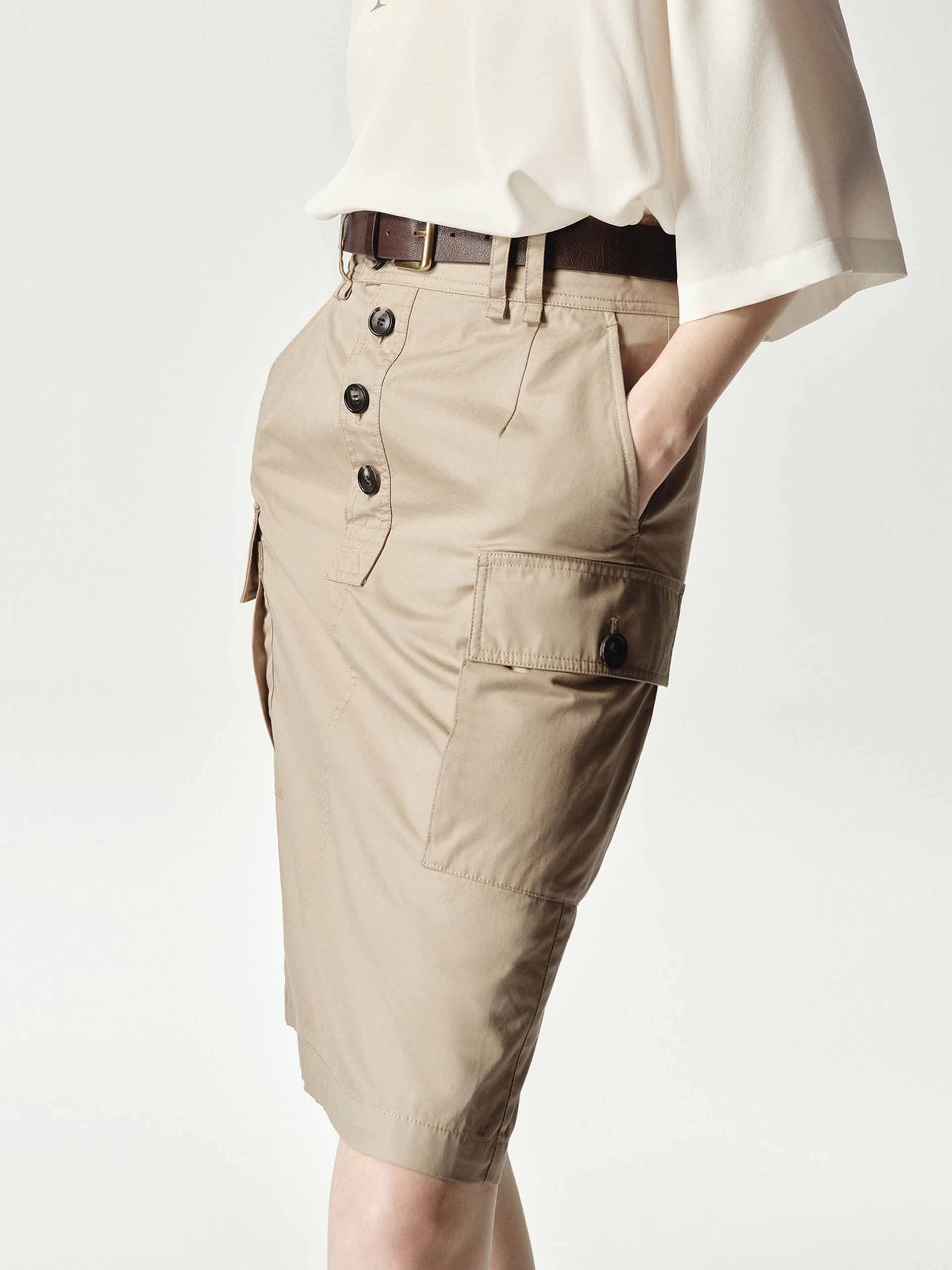 Include Belt Straight Skirt - Image 10
