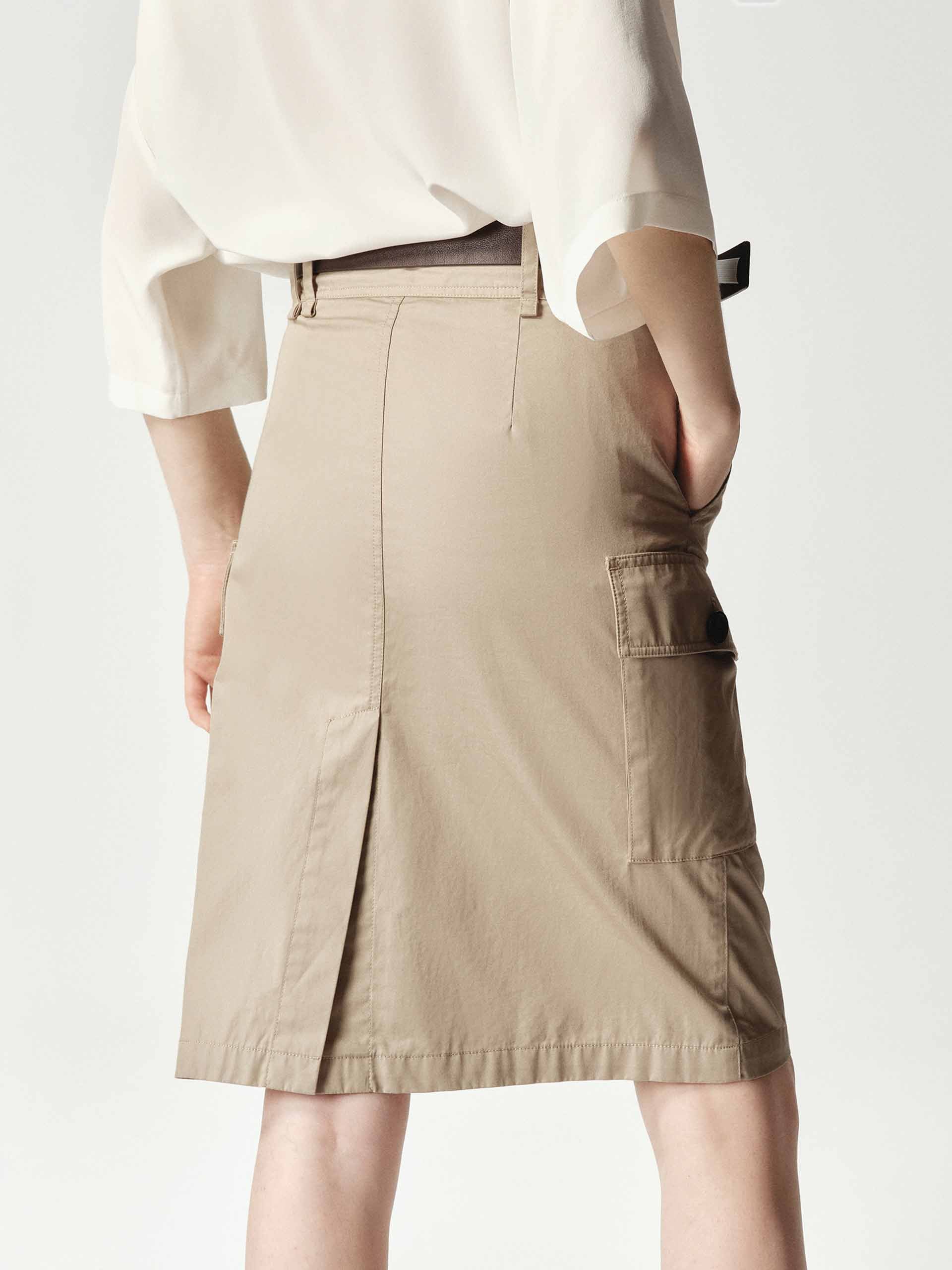 Include Belt Straight Skirt - Image 13