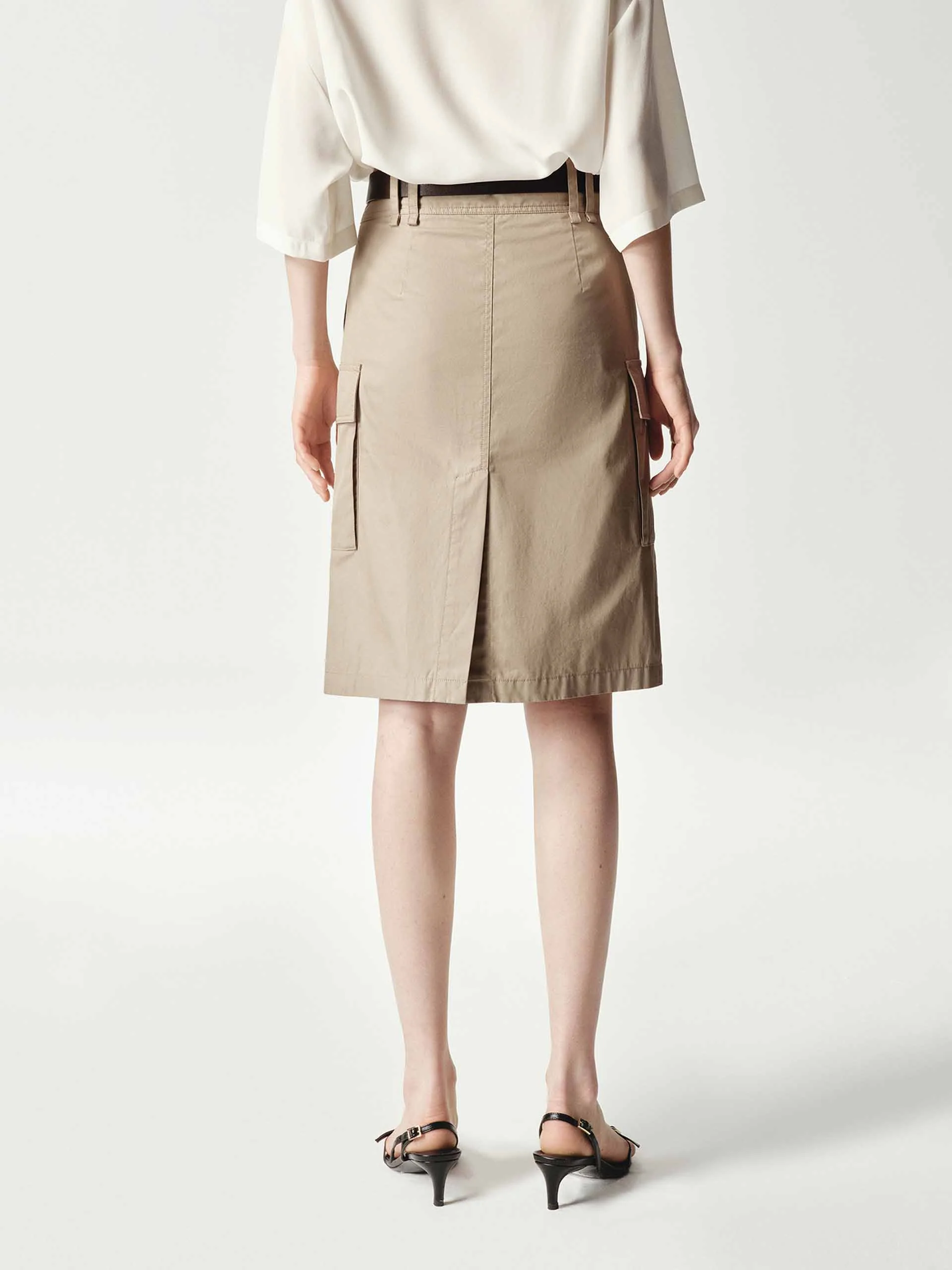 Include Belt Straight Skirt - Image 14