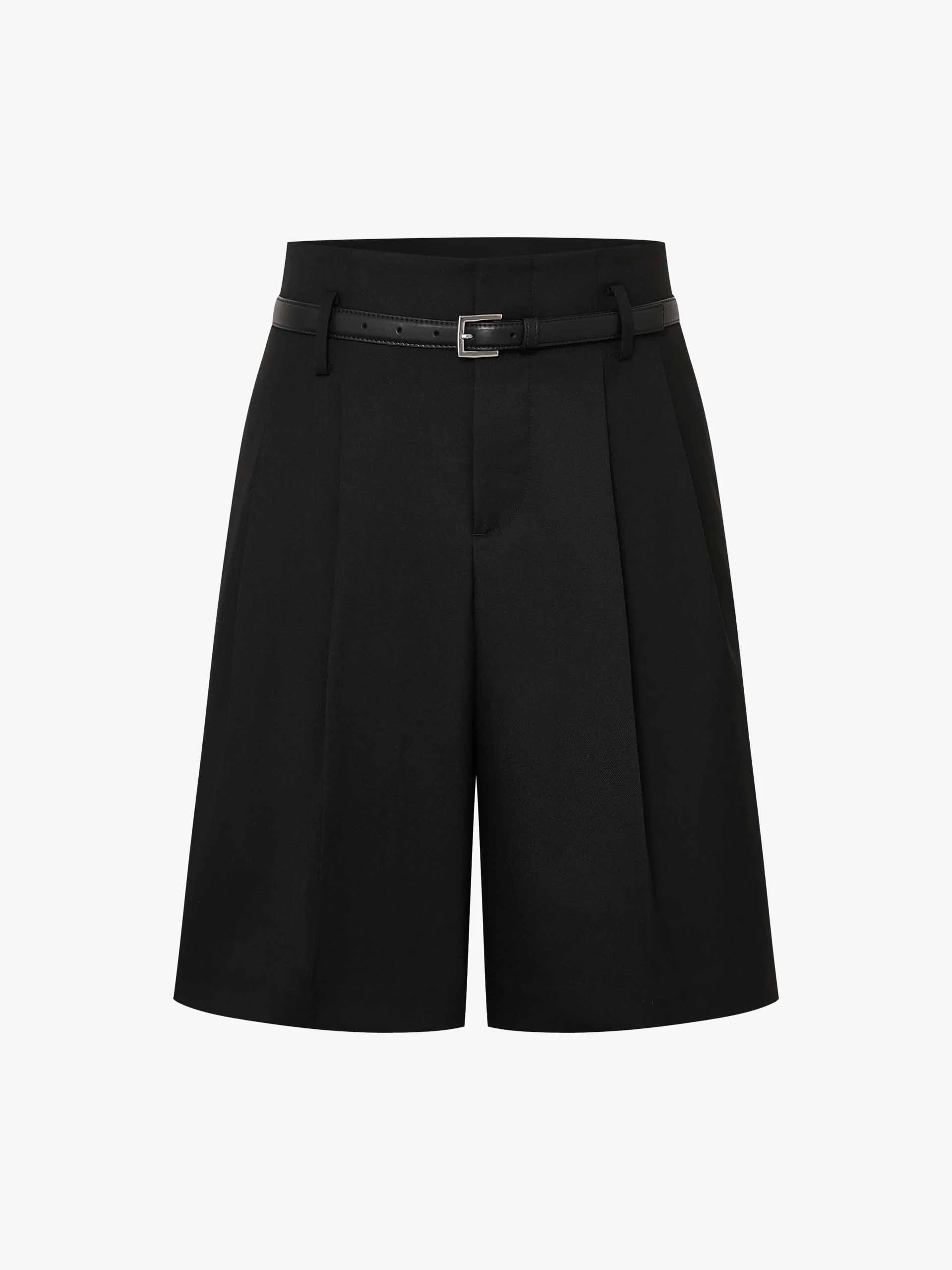 Include Belt Tailored Shorts - Image 5