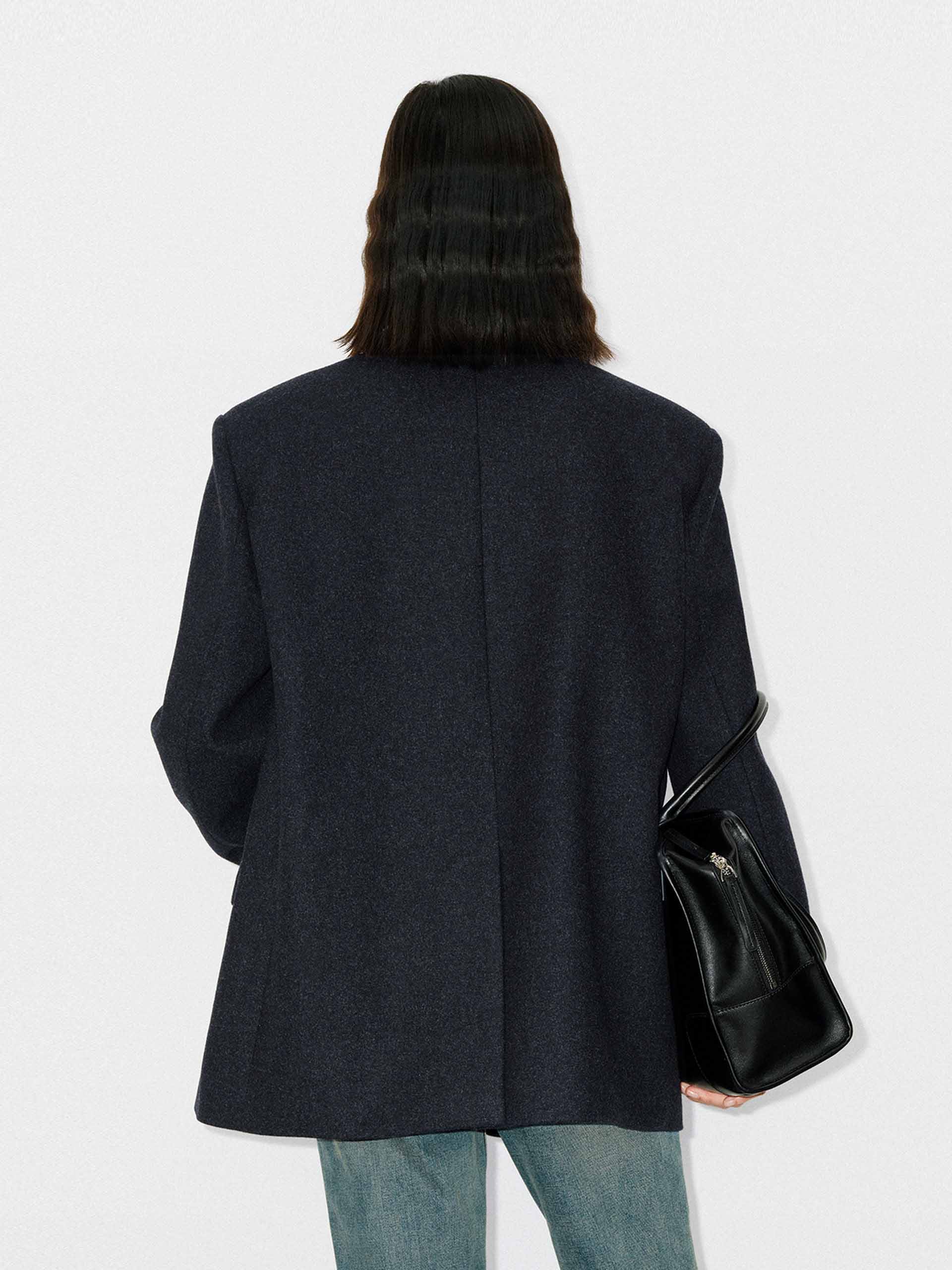 Include Belted Merino Wool Coat - Image 3