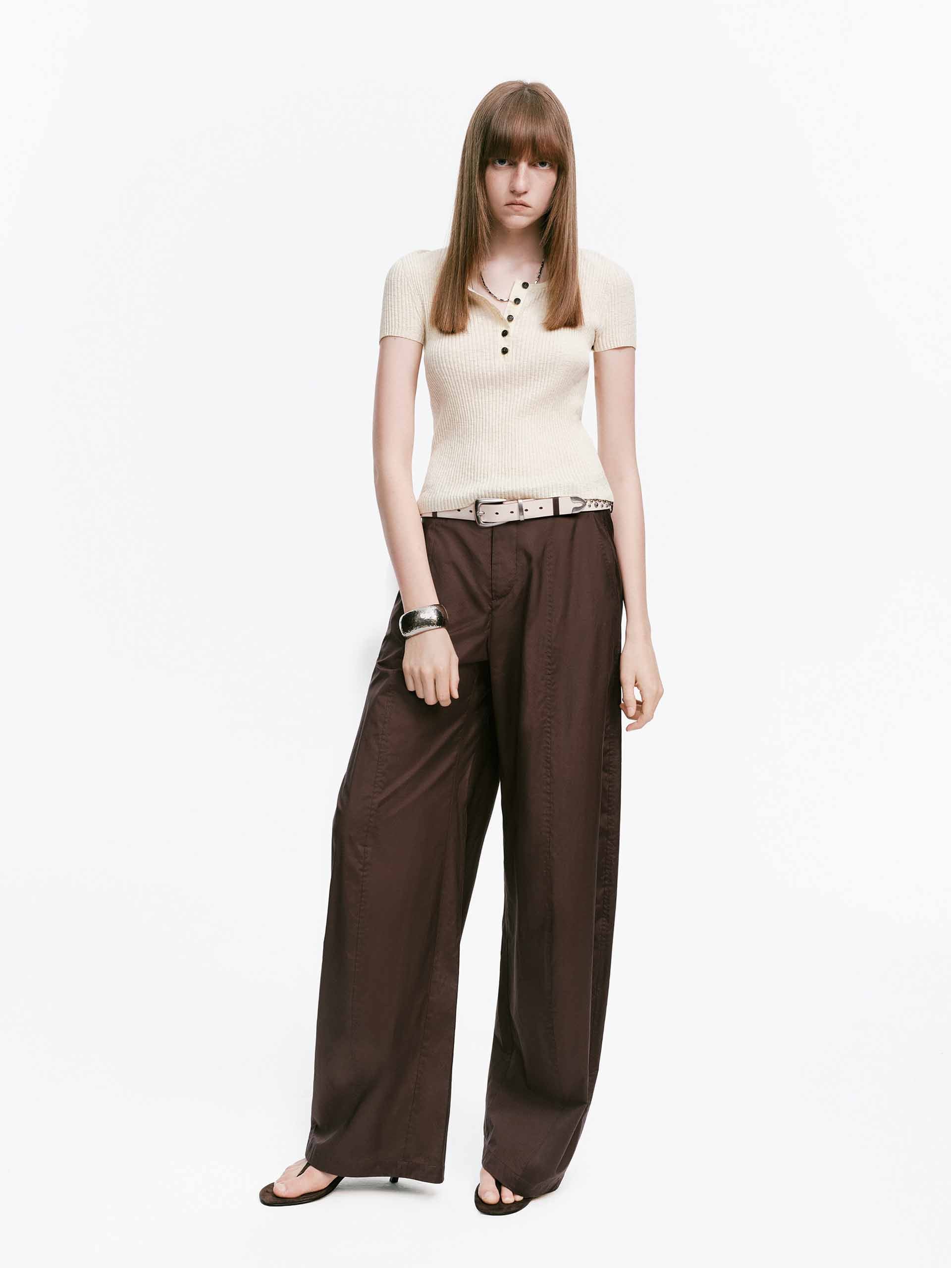 Include Linen Ribbed Knit Top - Image 10