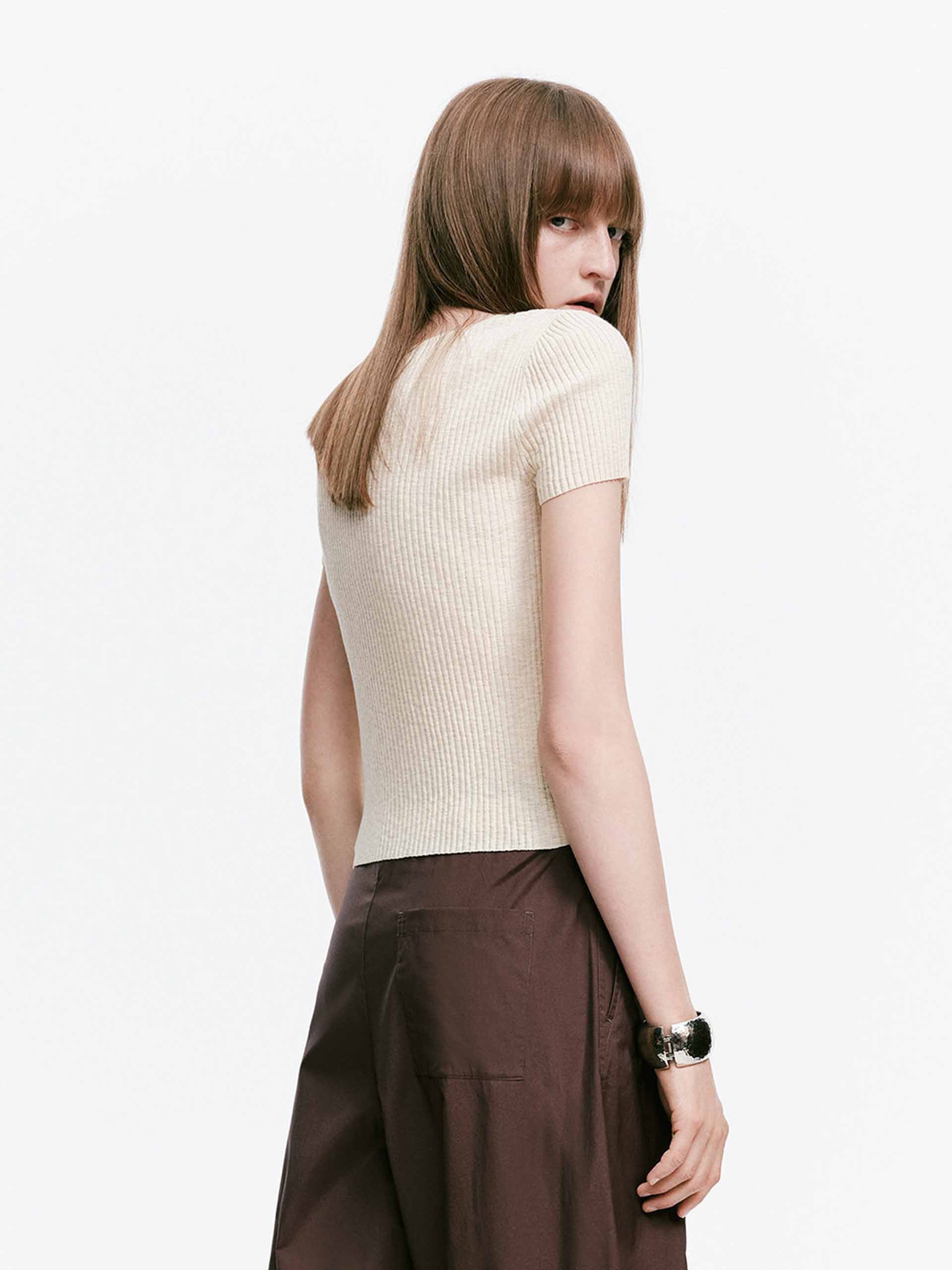 Include Linen Ribbed Knit Top - Image 11