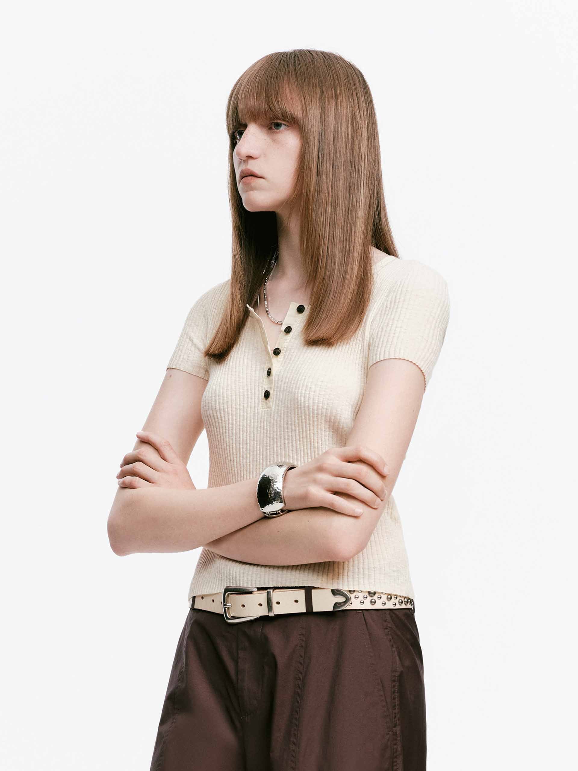 Include Linen Ribbed Knit Top - Image 14