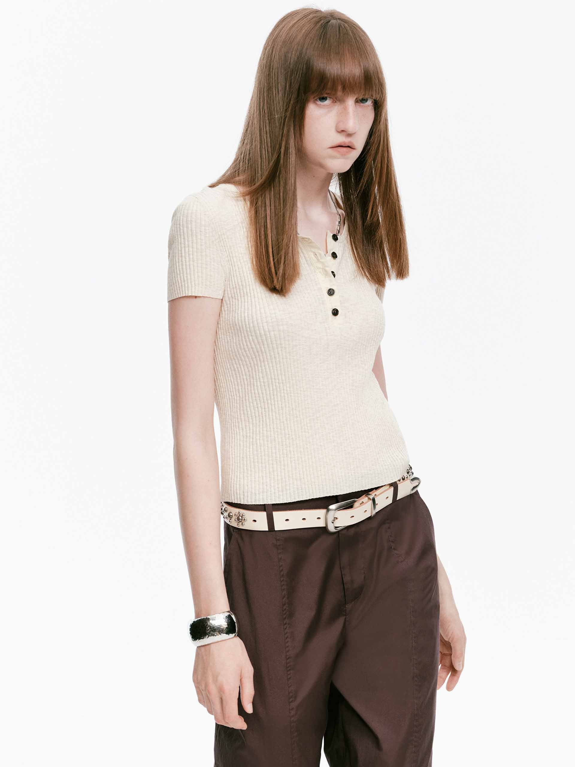 Include Linen Ribbed Knit Top - Image 15