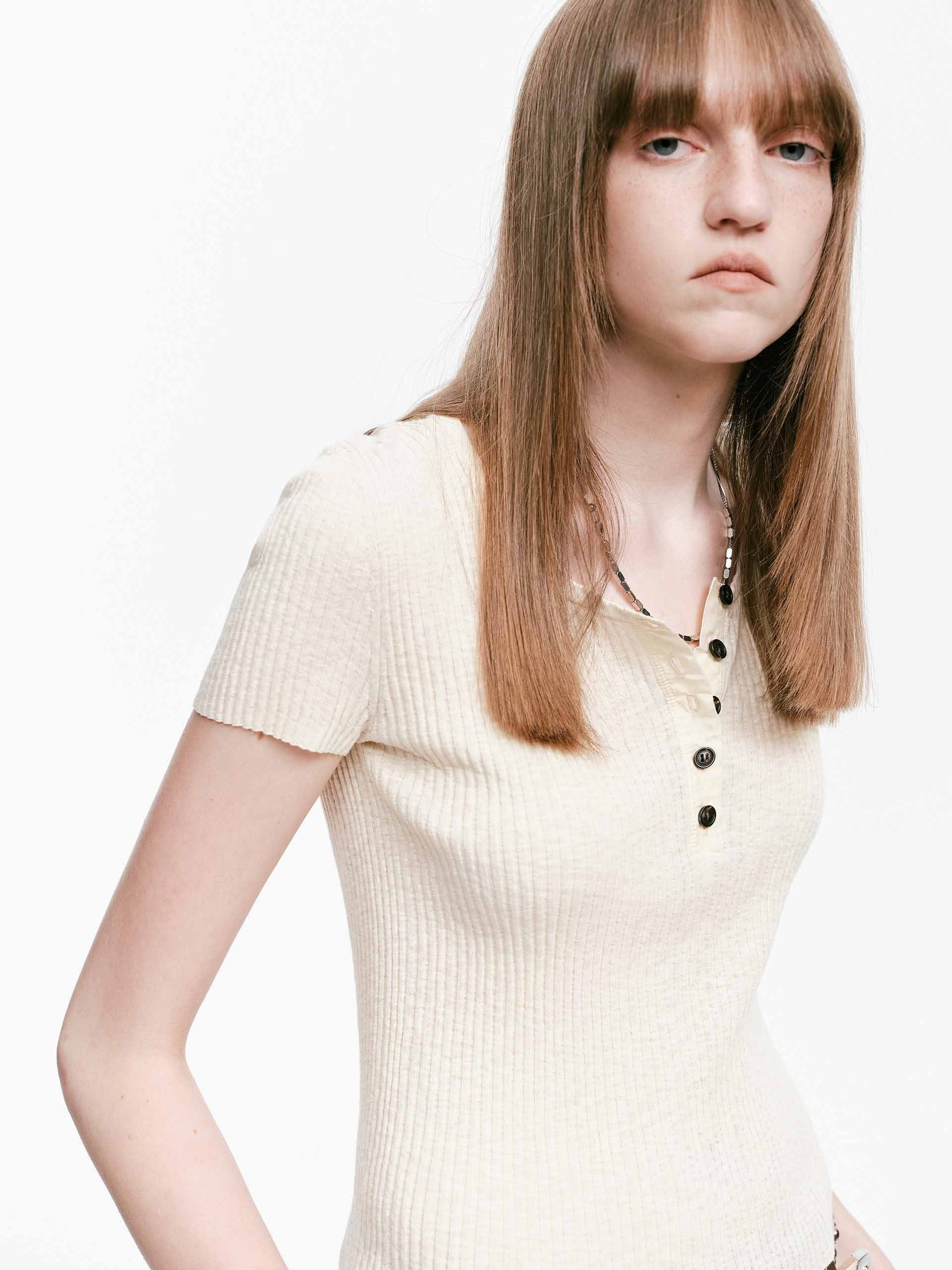 Include Linen Ribbed Knit Top - Image 16