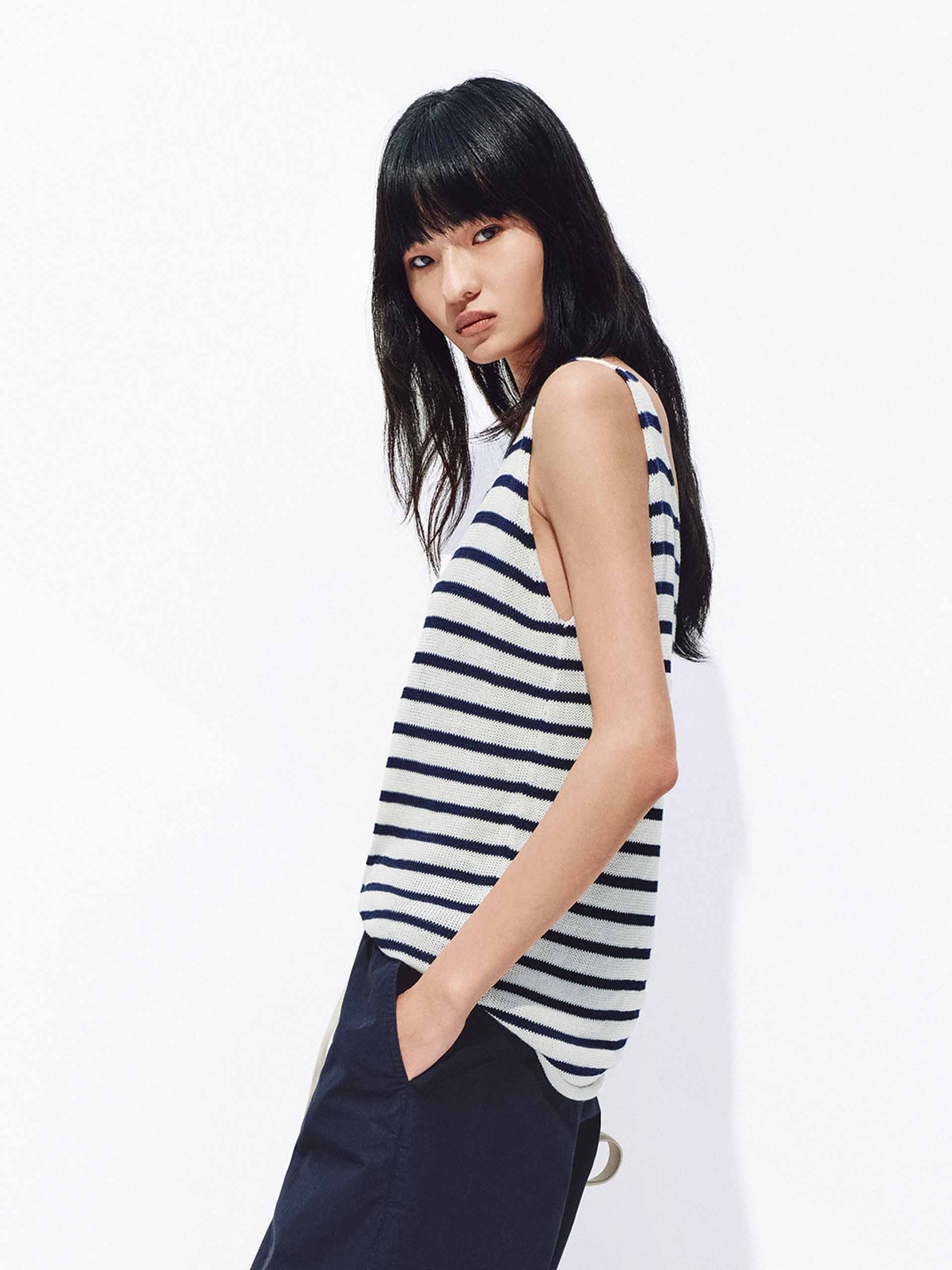 Include Linen Striped Top - Image 7