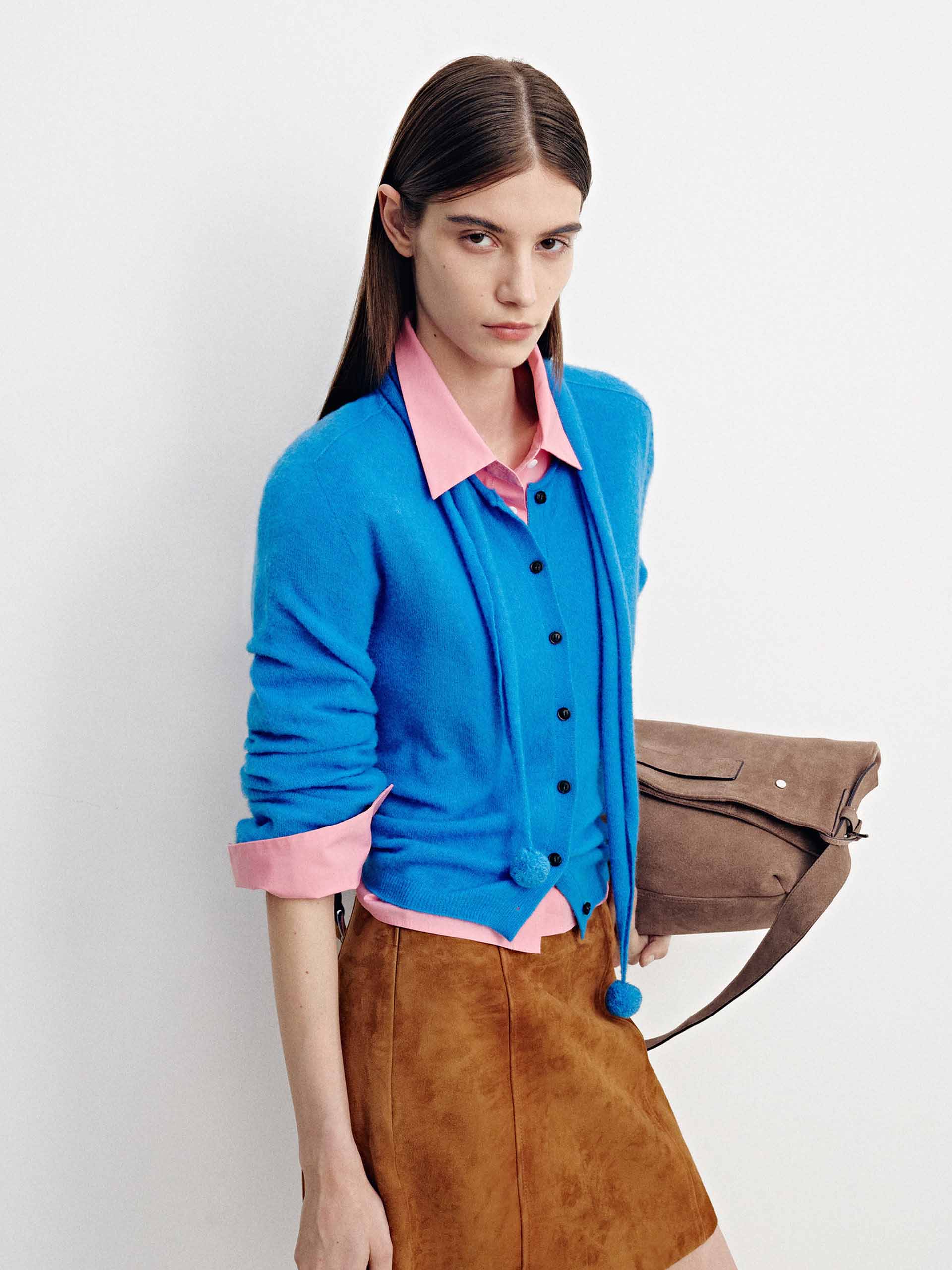 Include Scarf Button Cardigan - Image 3