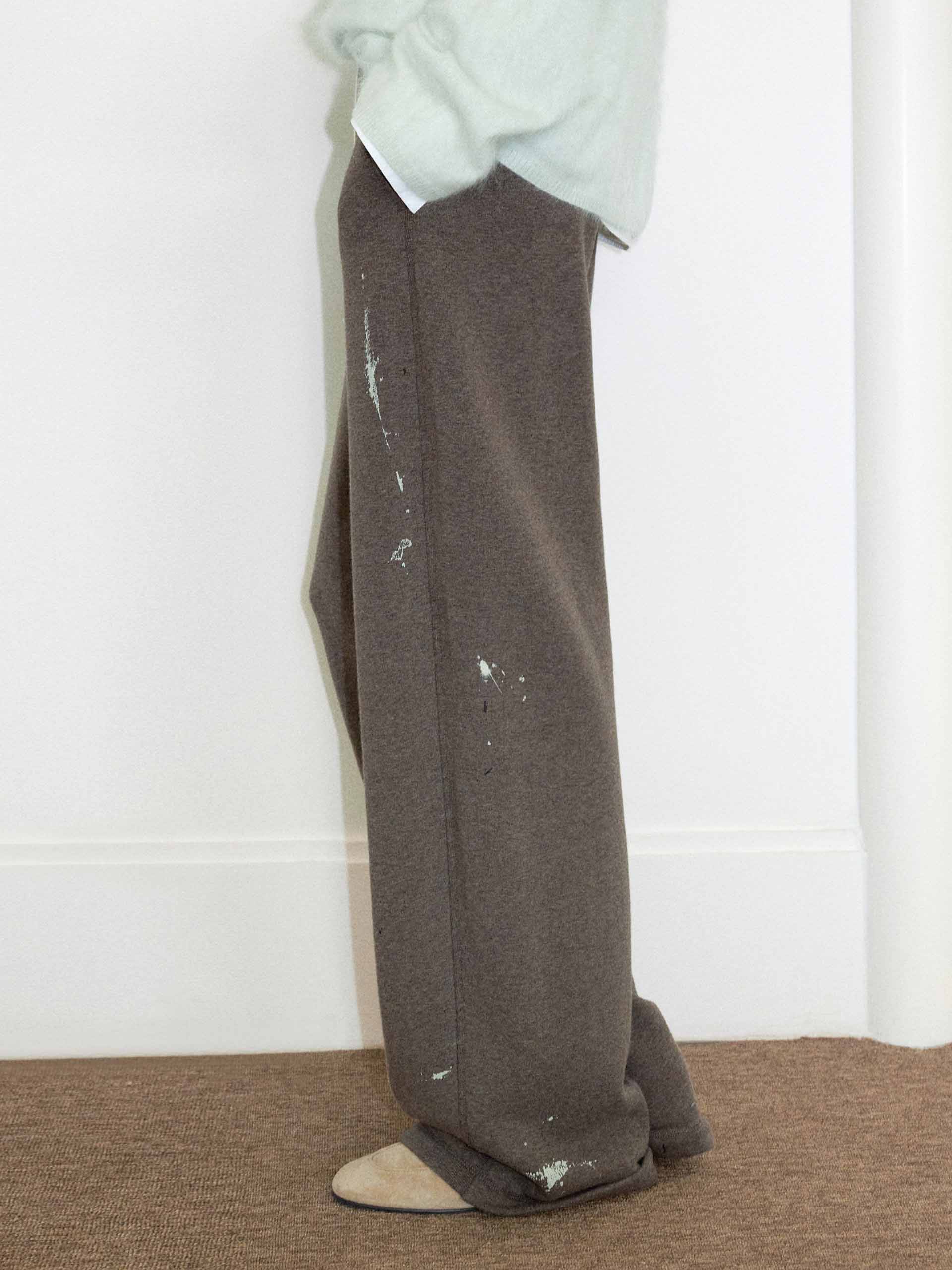 Ink-splashed Drawstring Trousers - Image 11