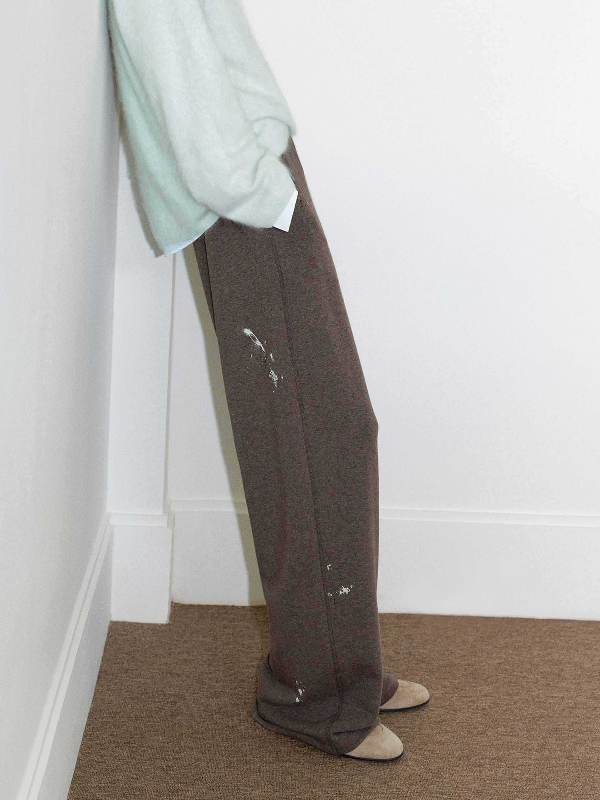 Ink-splashed Drawstring Trousers - Image 15