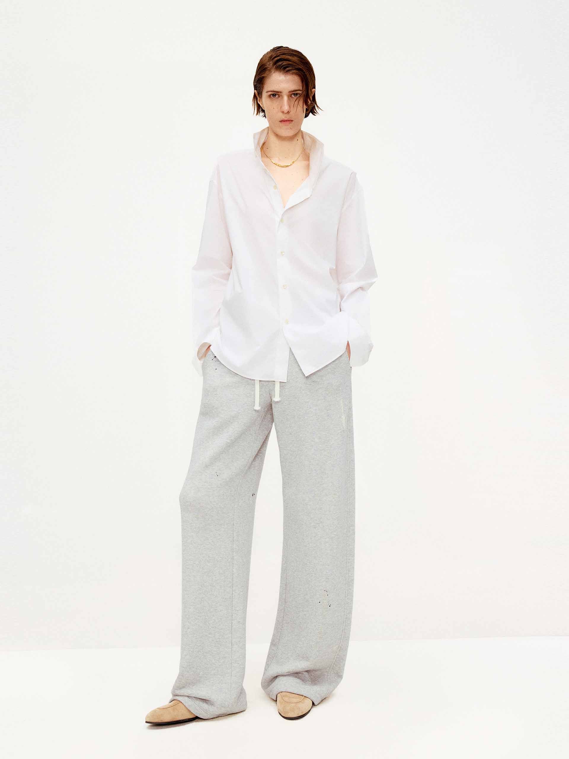 Ink-splashed Drawstring Trousers - Image 2