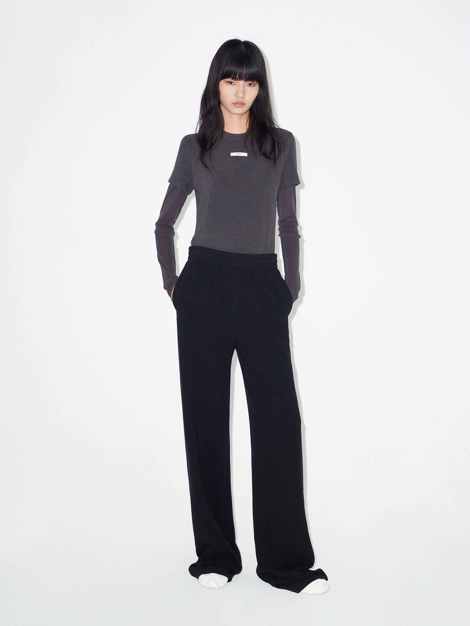 Inner Drawstring Flared Trousers - Image 9