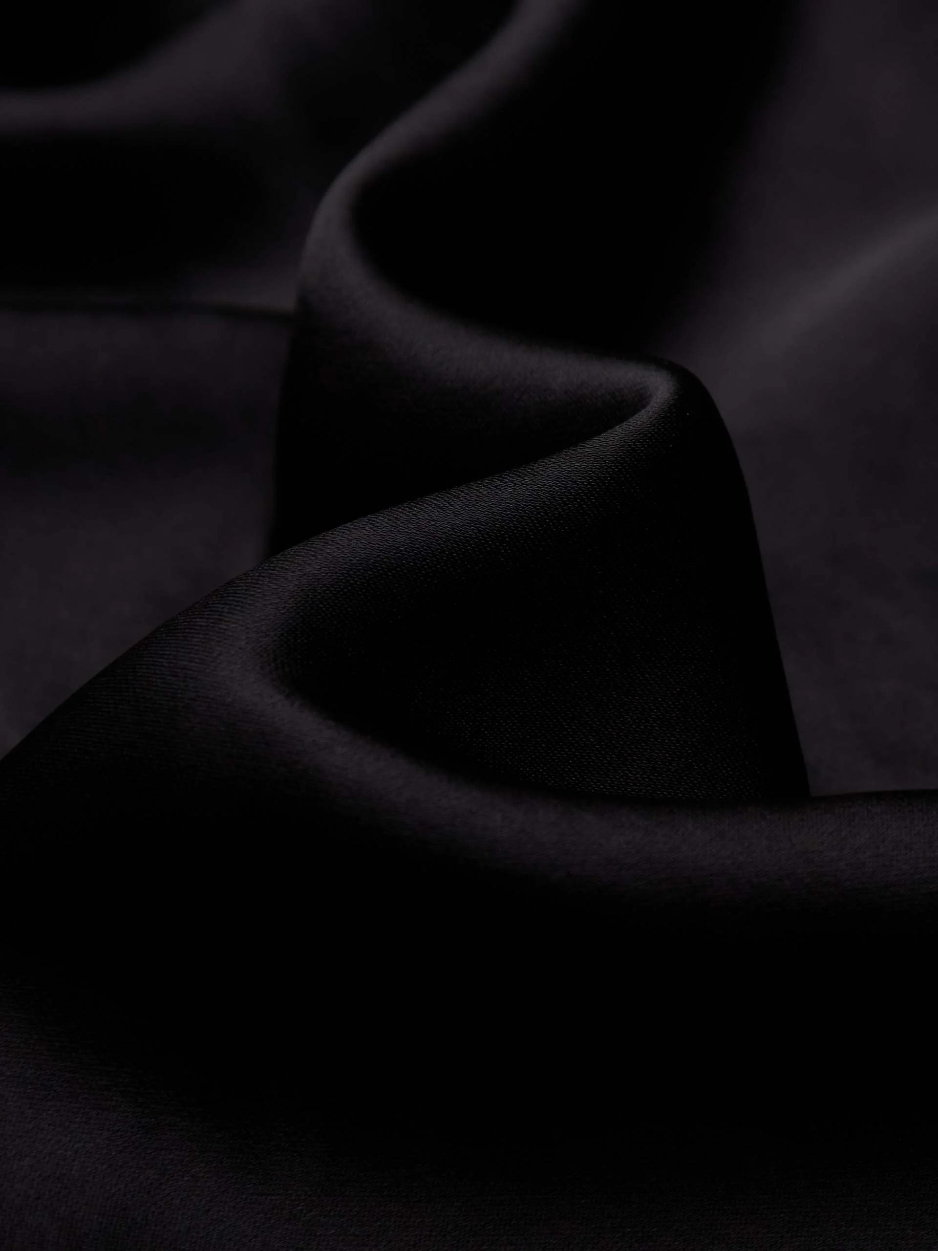 Irregular Hem Satin Dress - Image 4