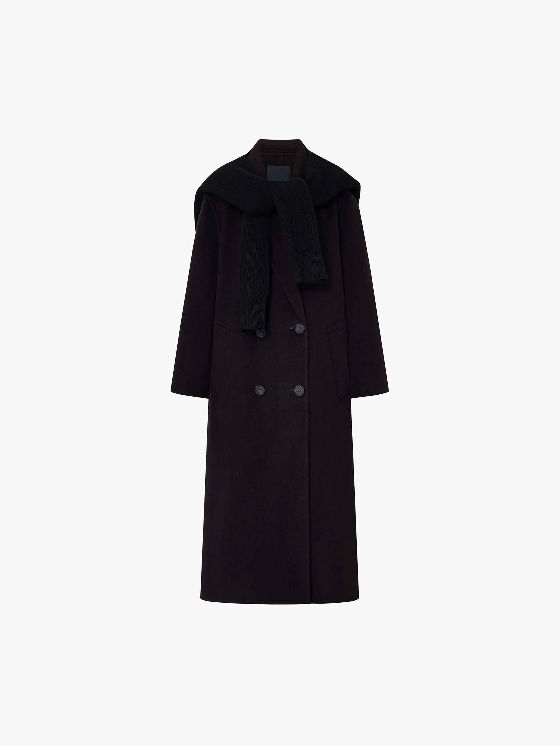 Longline Wool Coat - Image 5
