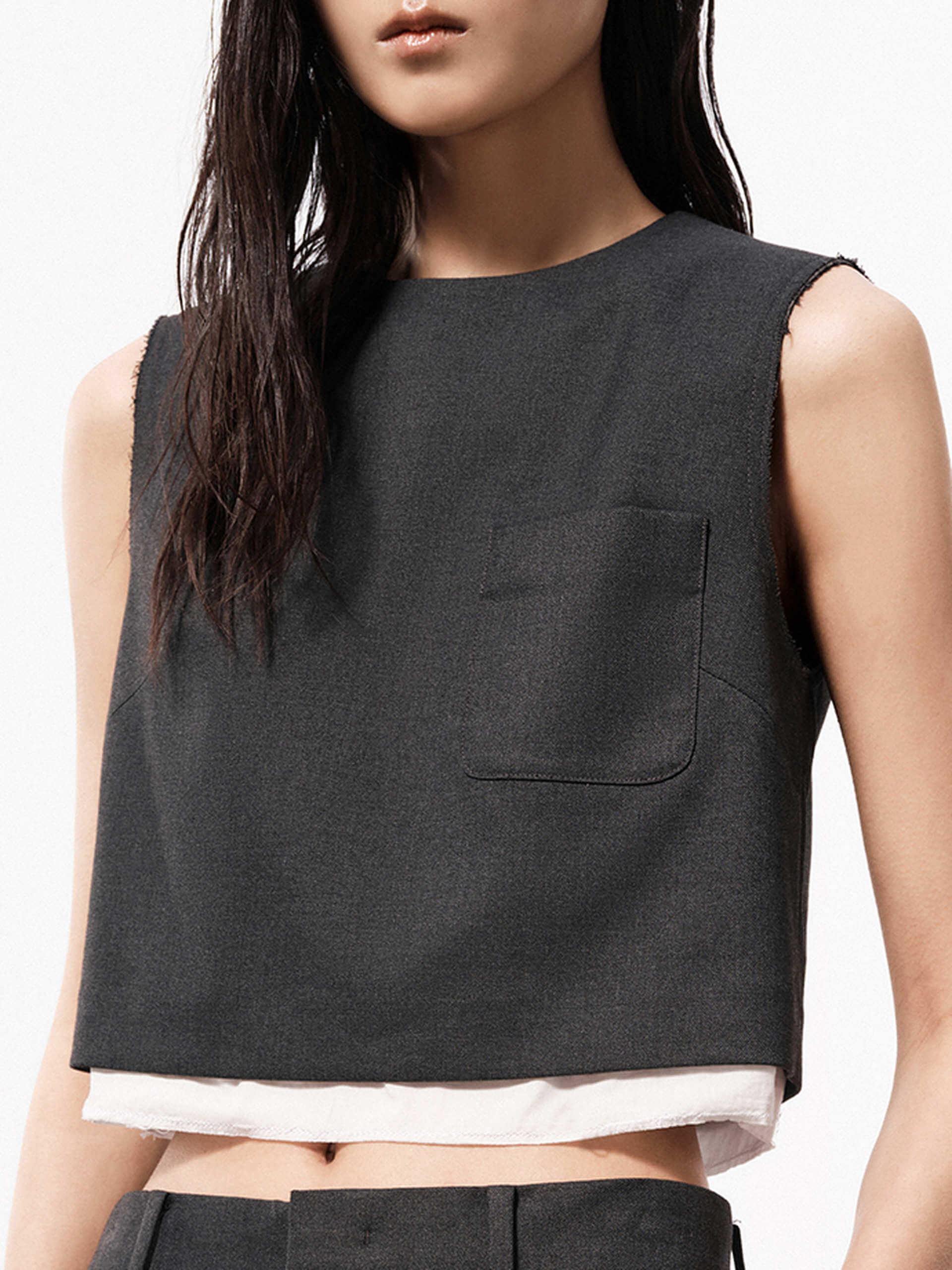 Layer Detail Sleeveless Top - Image 7