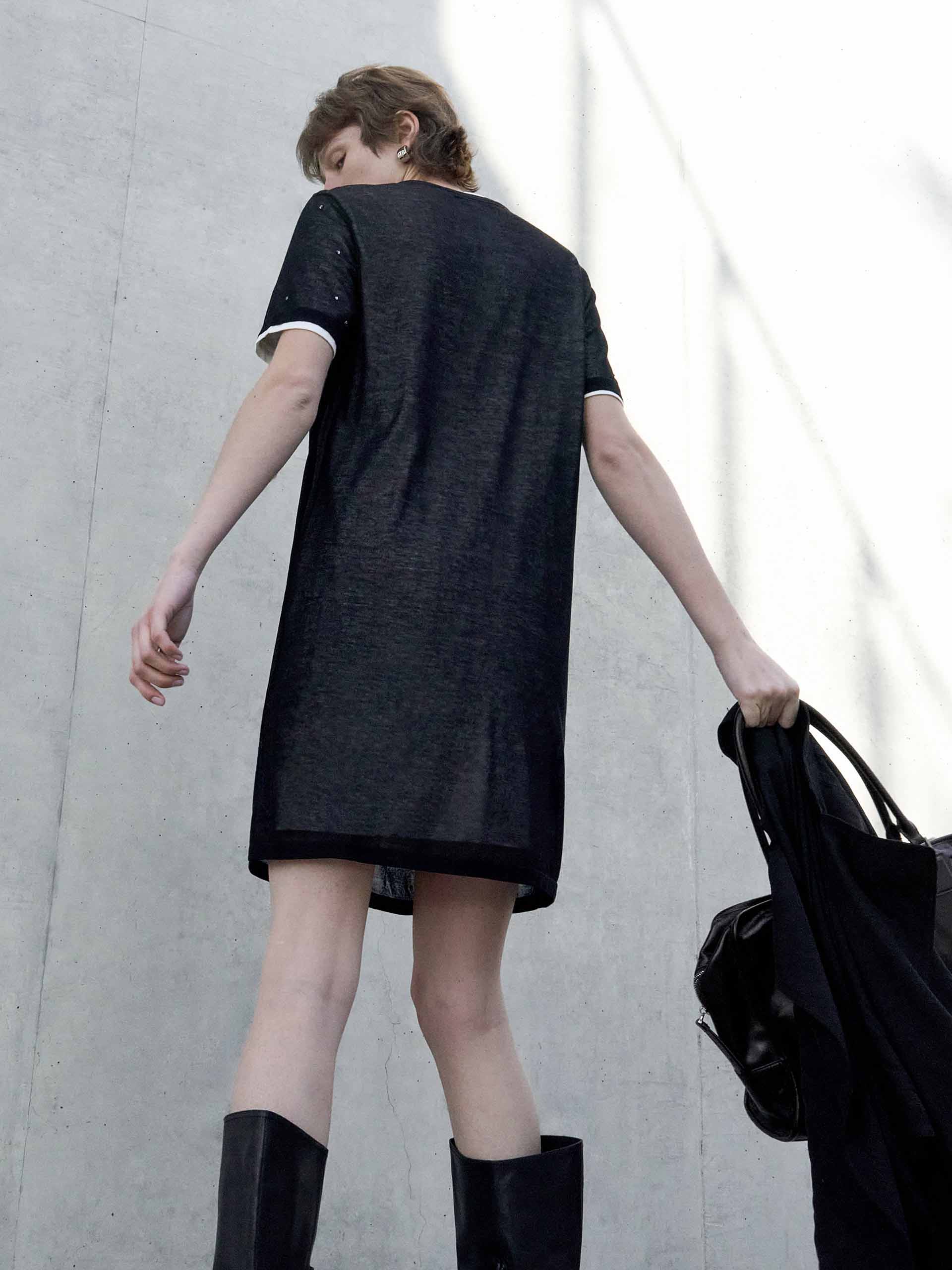 Layered T-shirt Dress - Image 8
