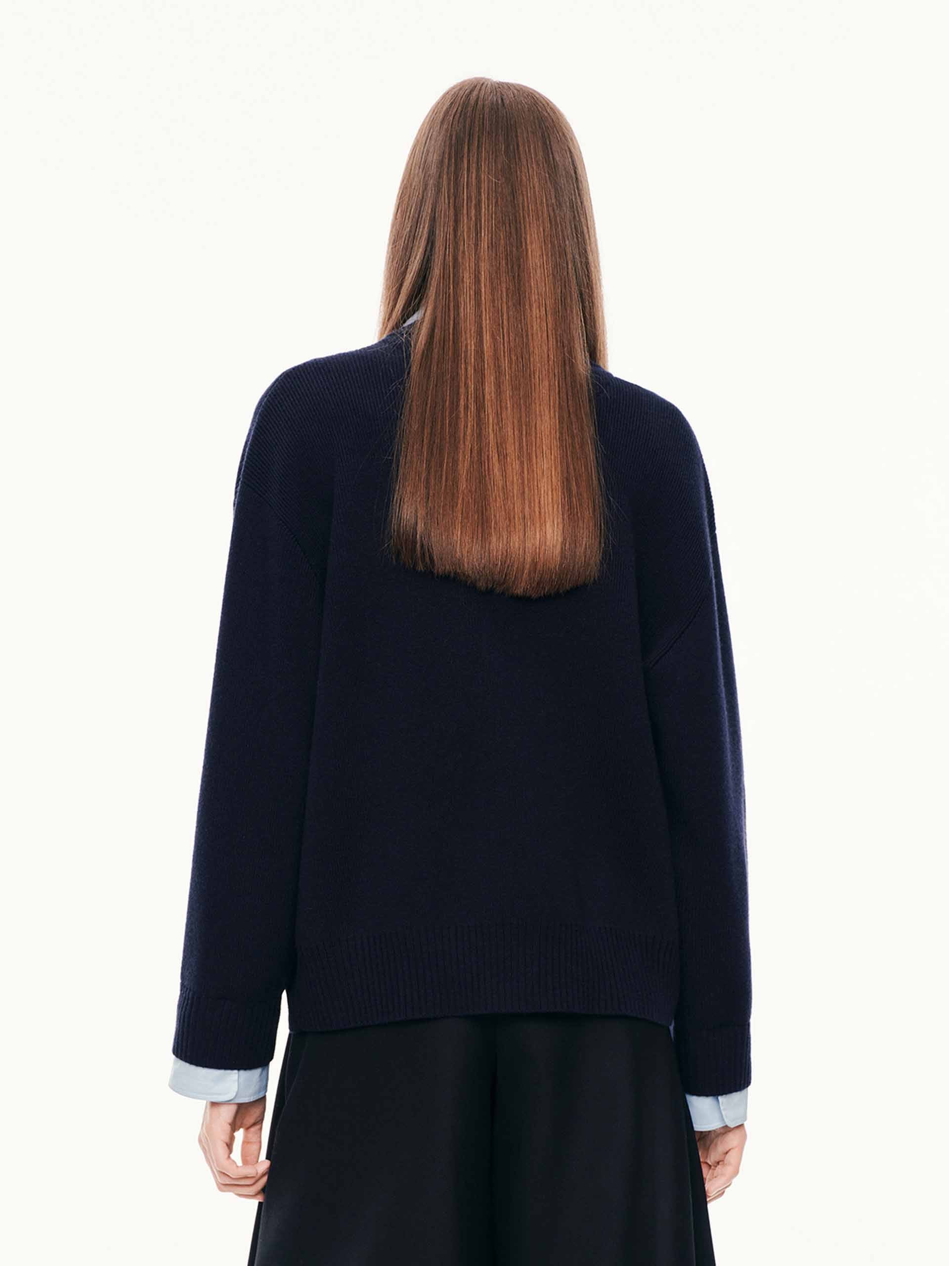 Layered Trim Knit Cardigan - Image 6