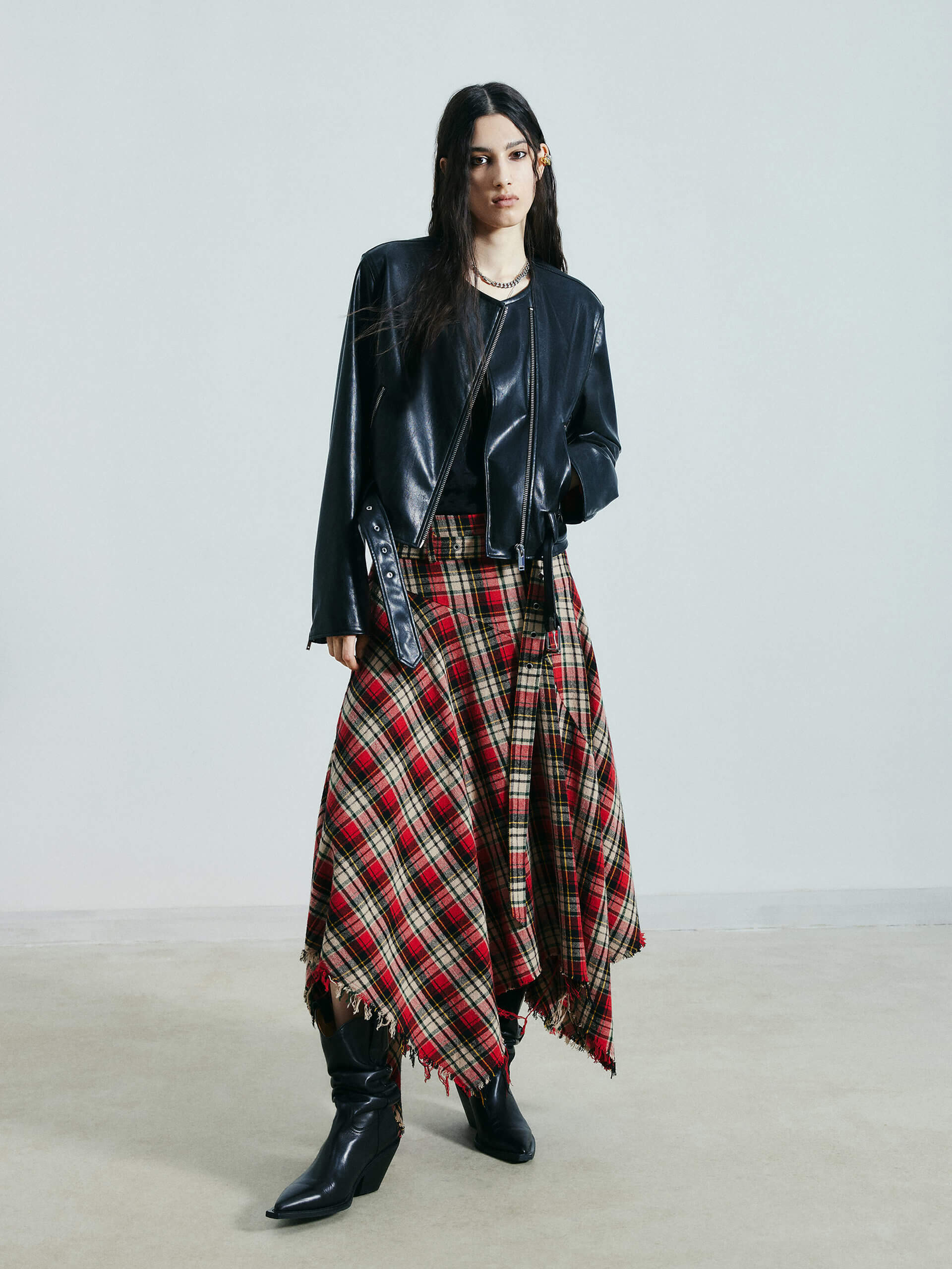 Faux Leather Moto Jacket - Image 2