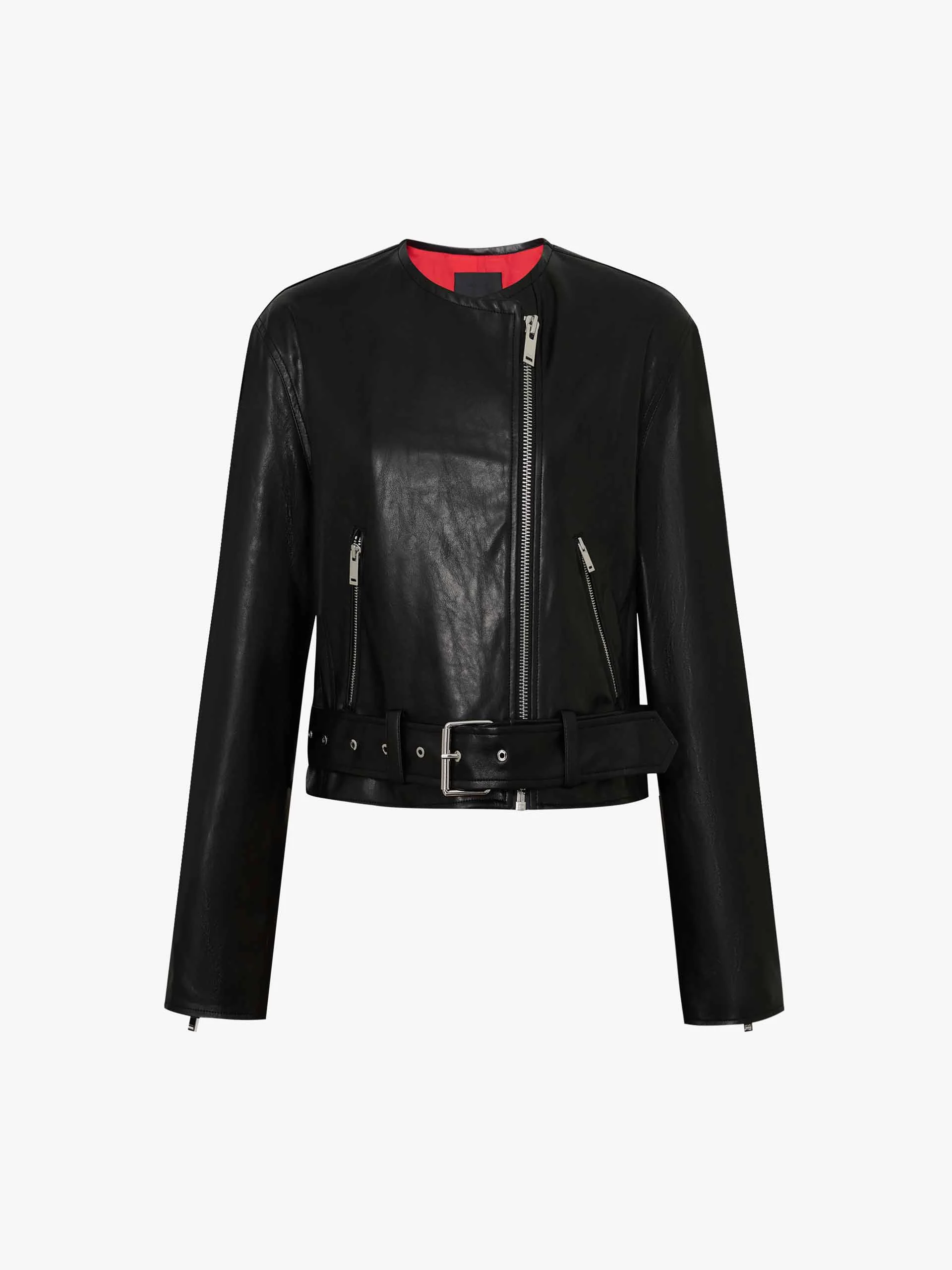 Faux Leather Moto Jacket - Image 5