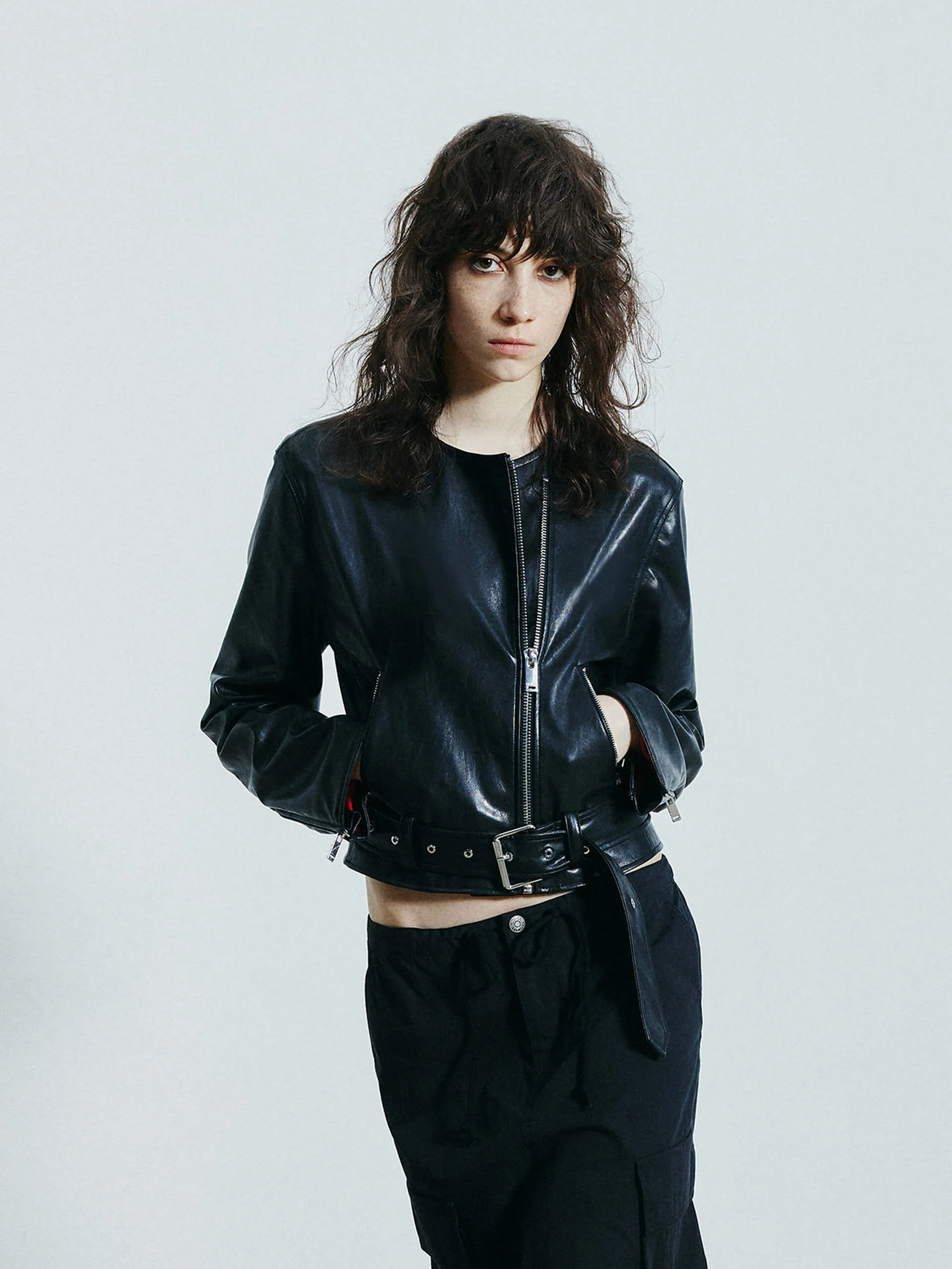 Faux Leather Moto Jacket - Image 6