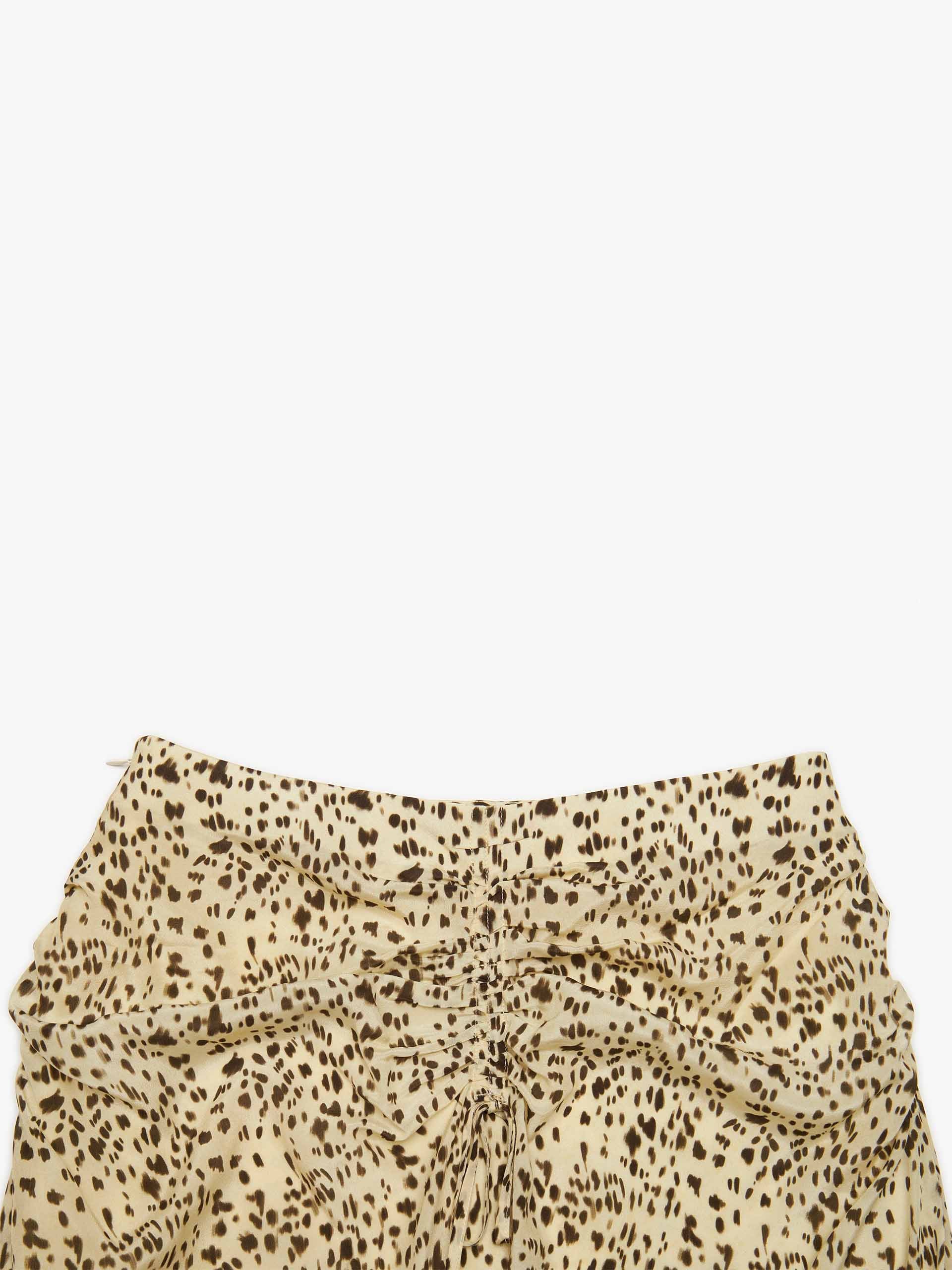 Leopard Print Silk Skirt - Image 6