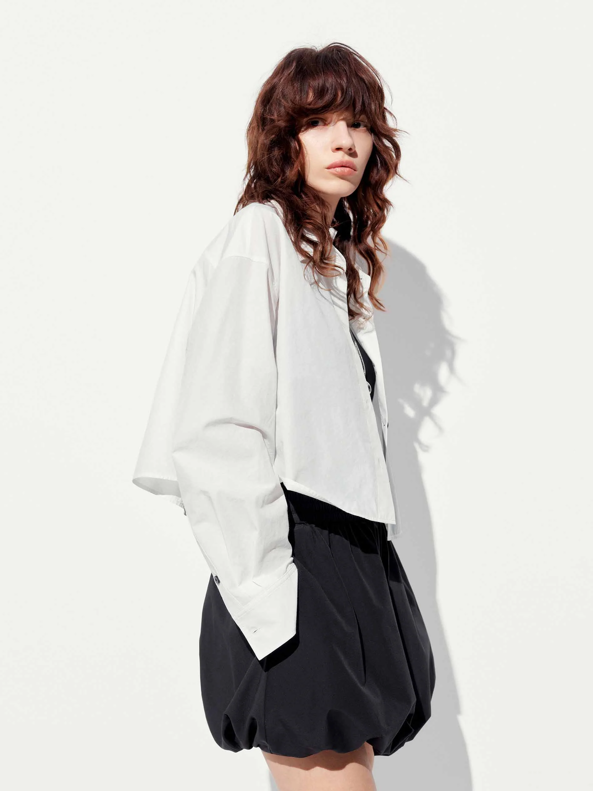 Letter Embroidered Shirt - Image 6