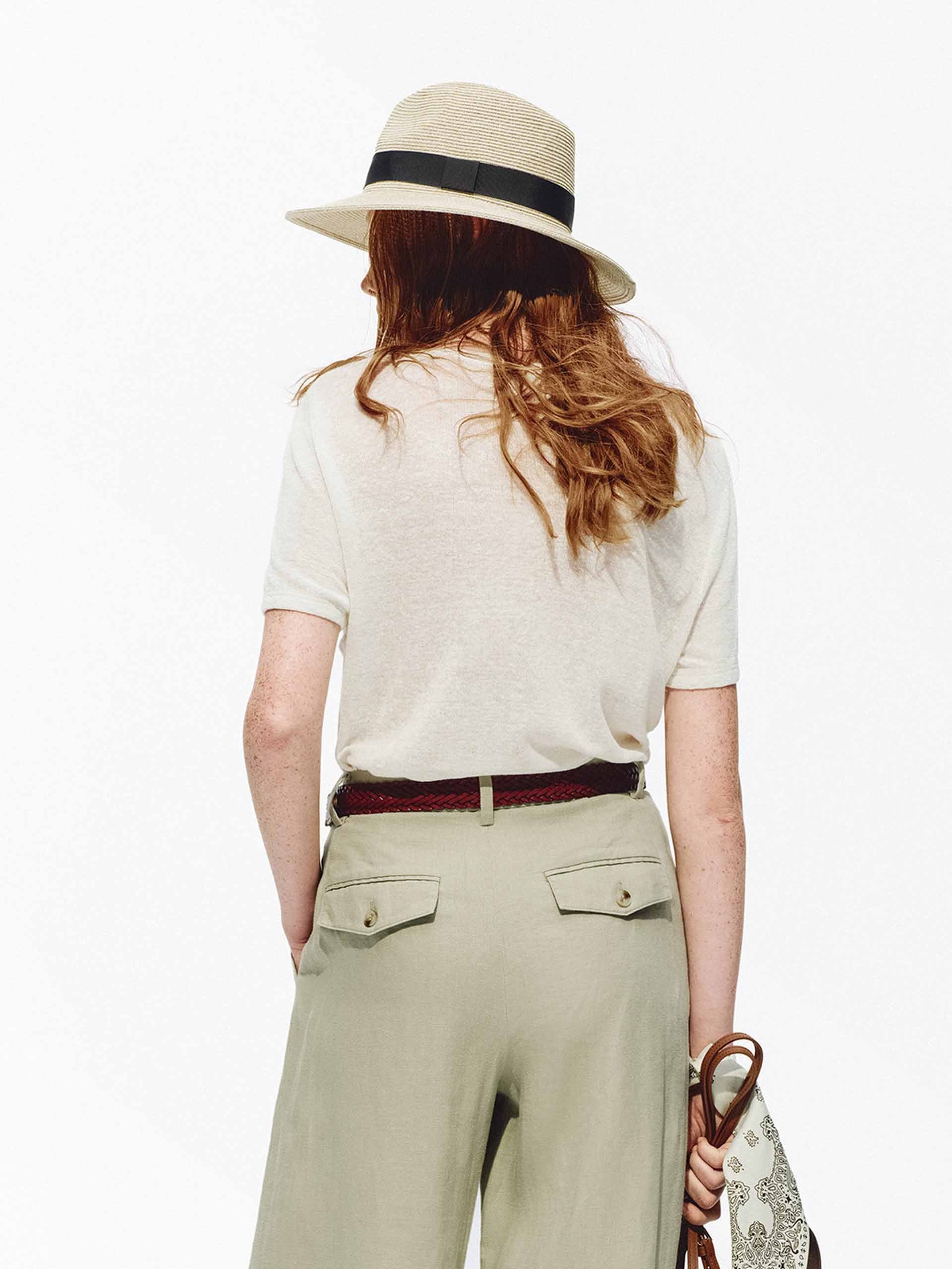 Lightweight Linen Knit Top - Image 3