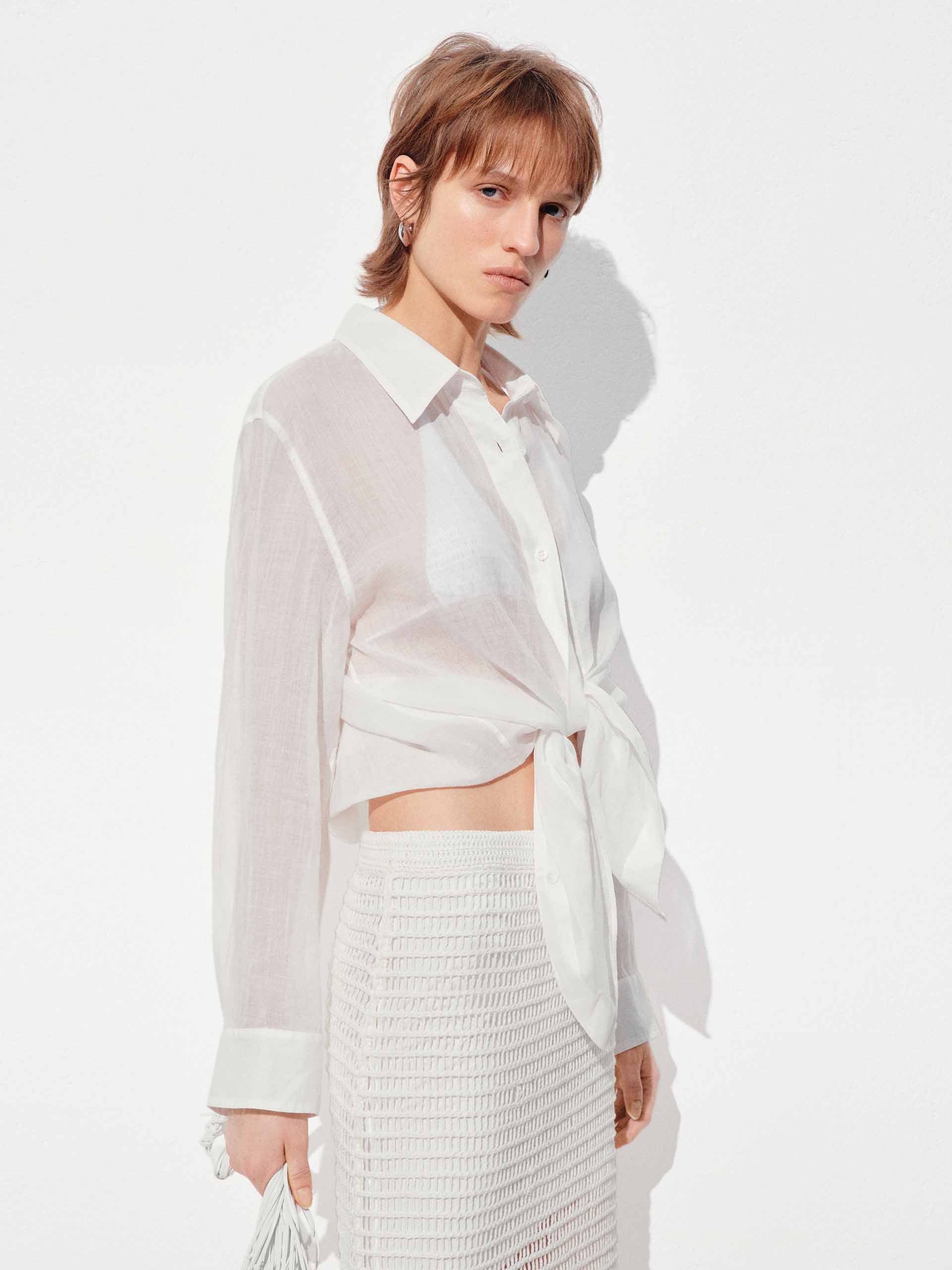 Lightweight Ramie Shirt - Image 11