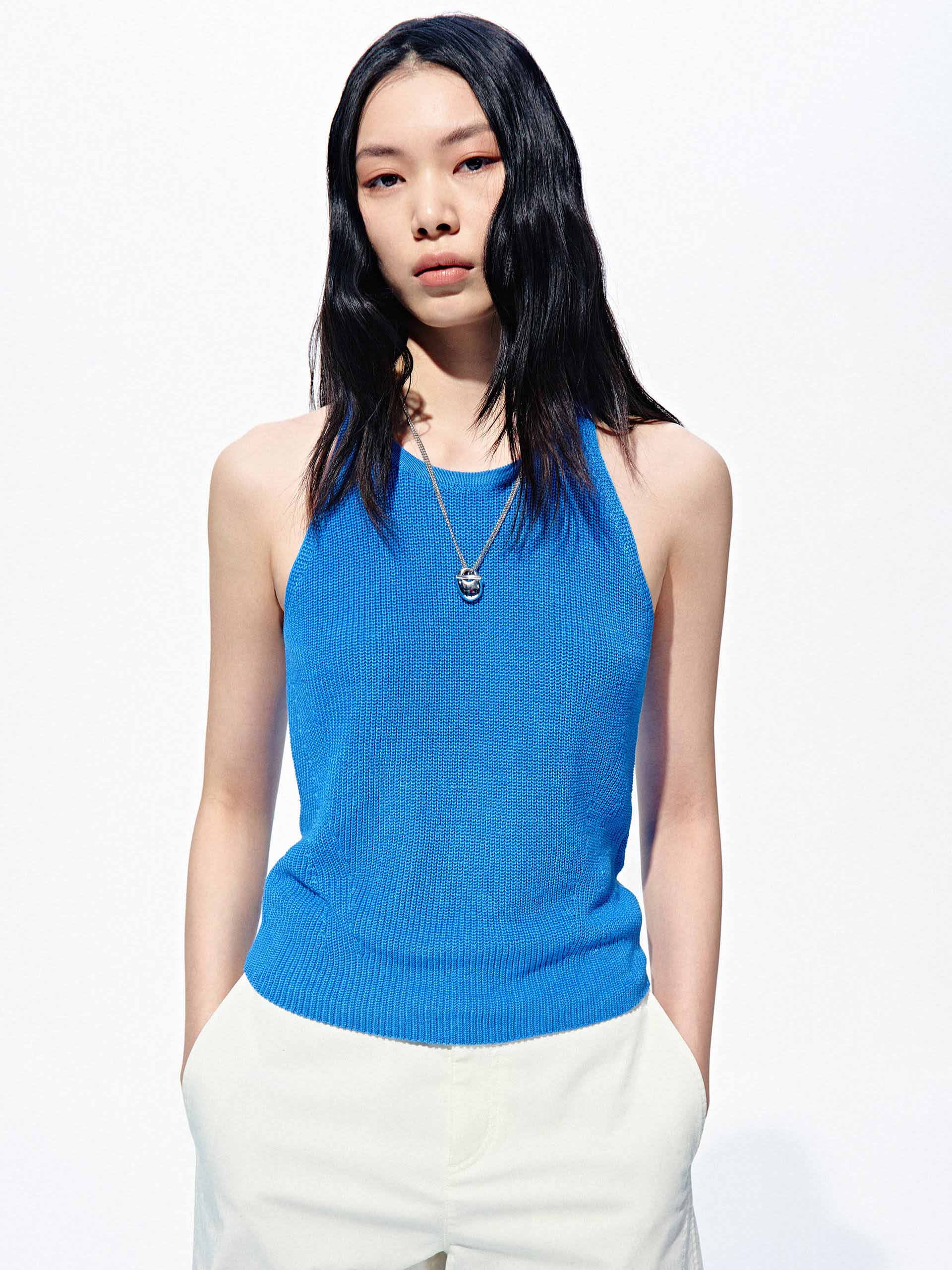 Lightweight Sleeveless Knit Top