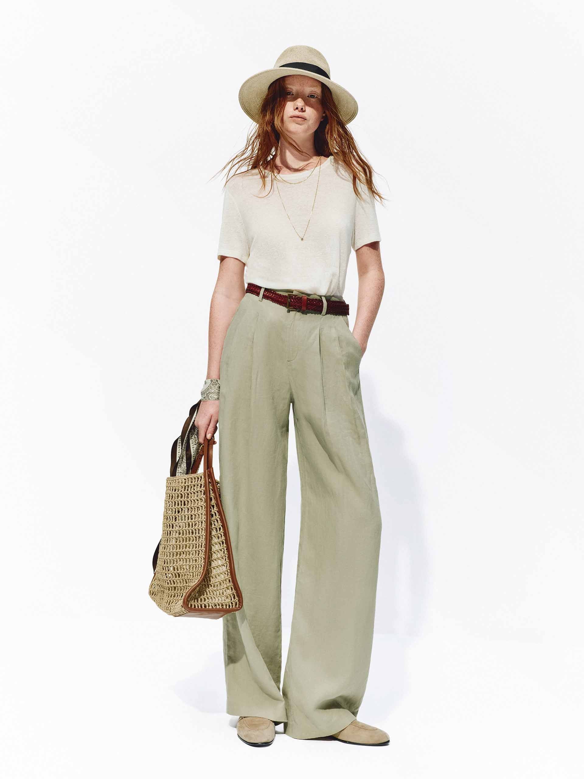 Lightweight Straight Linen Pants - Image 10
