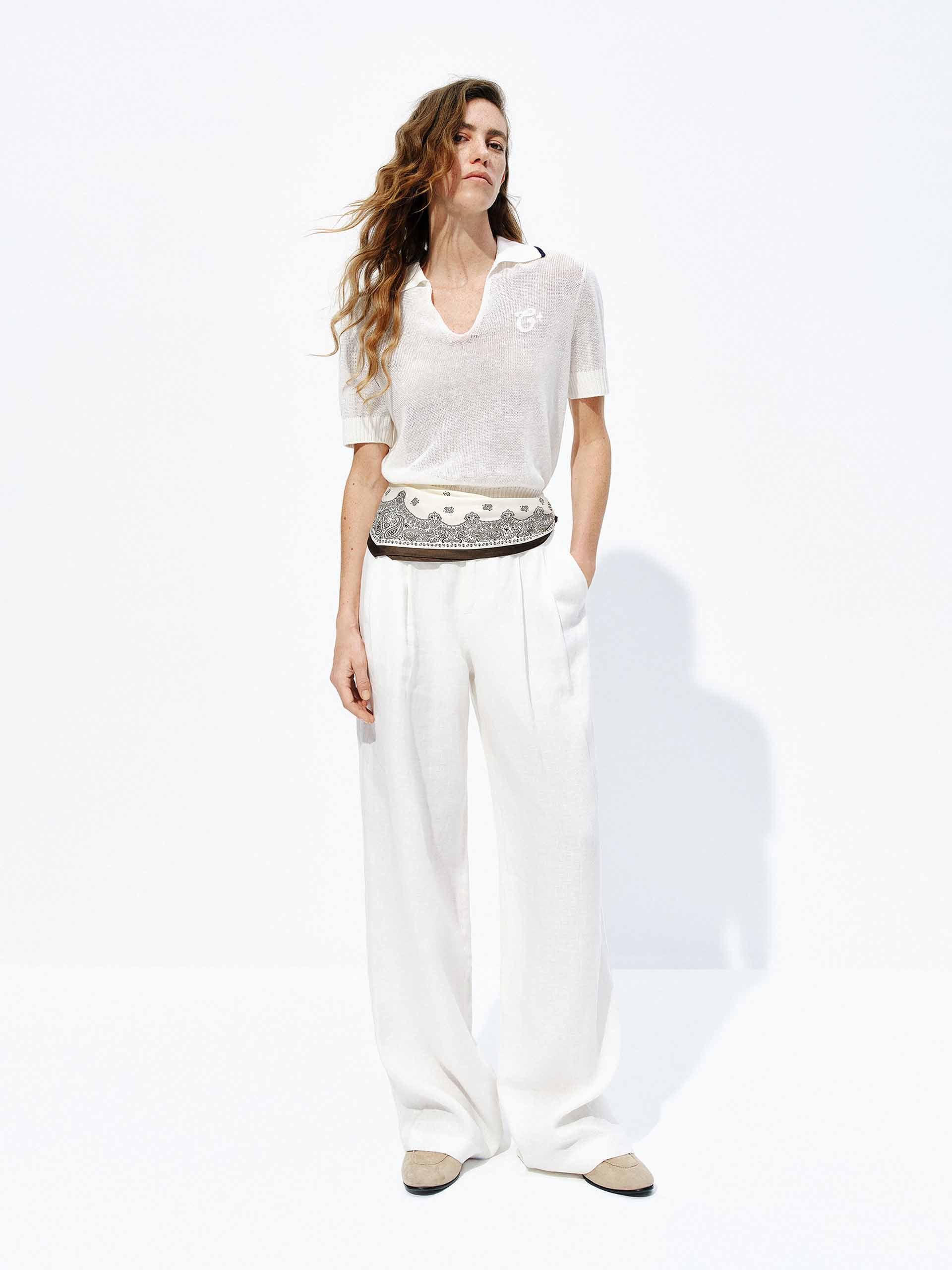 Lightweight Straight Linen Pants - Image 2