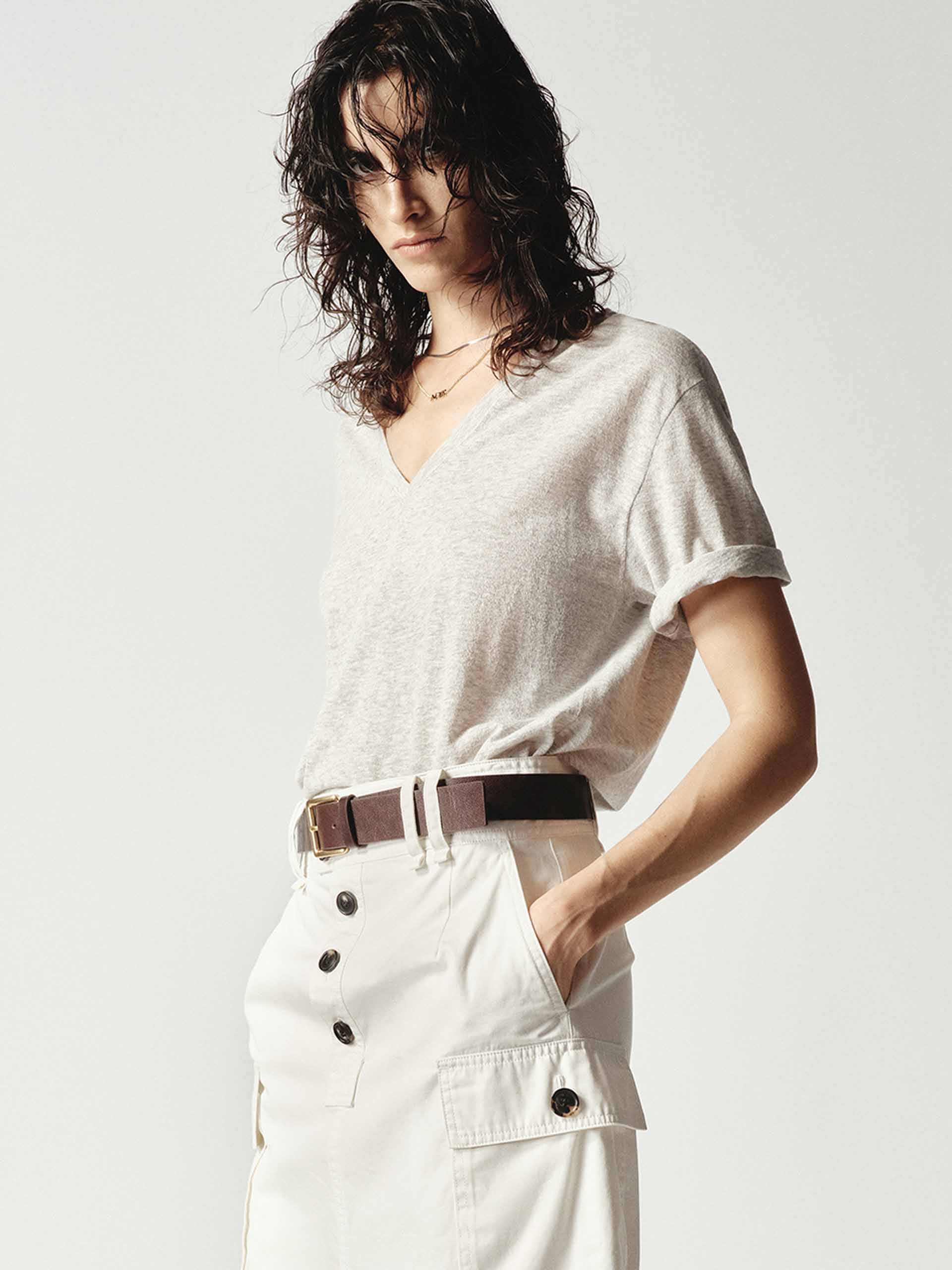 Lightweight V-neck Top - Image 14