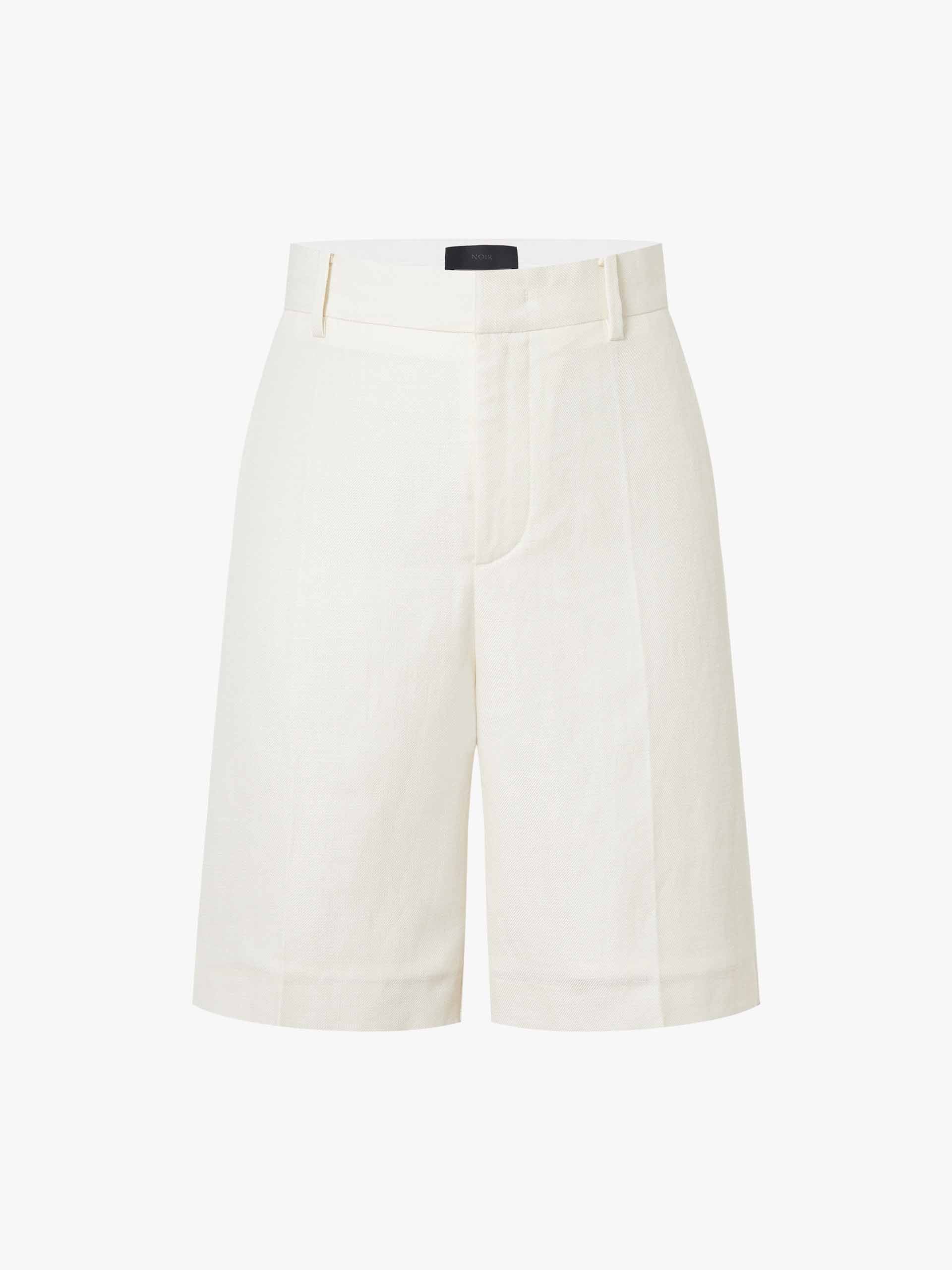Linen Blend Bermuda Shorts - Image 13