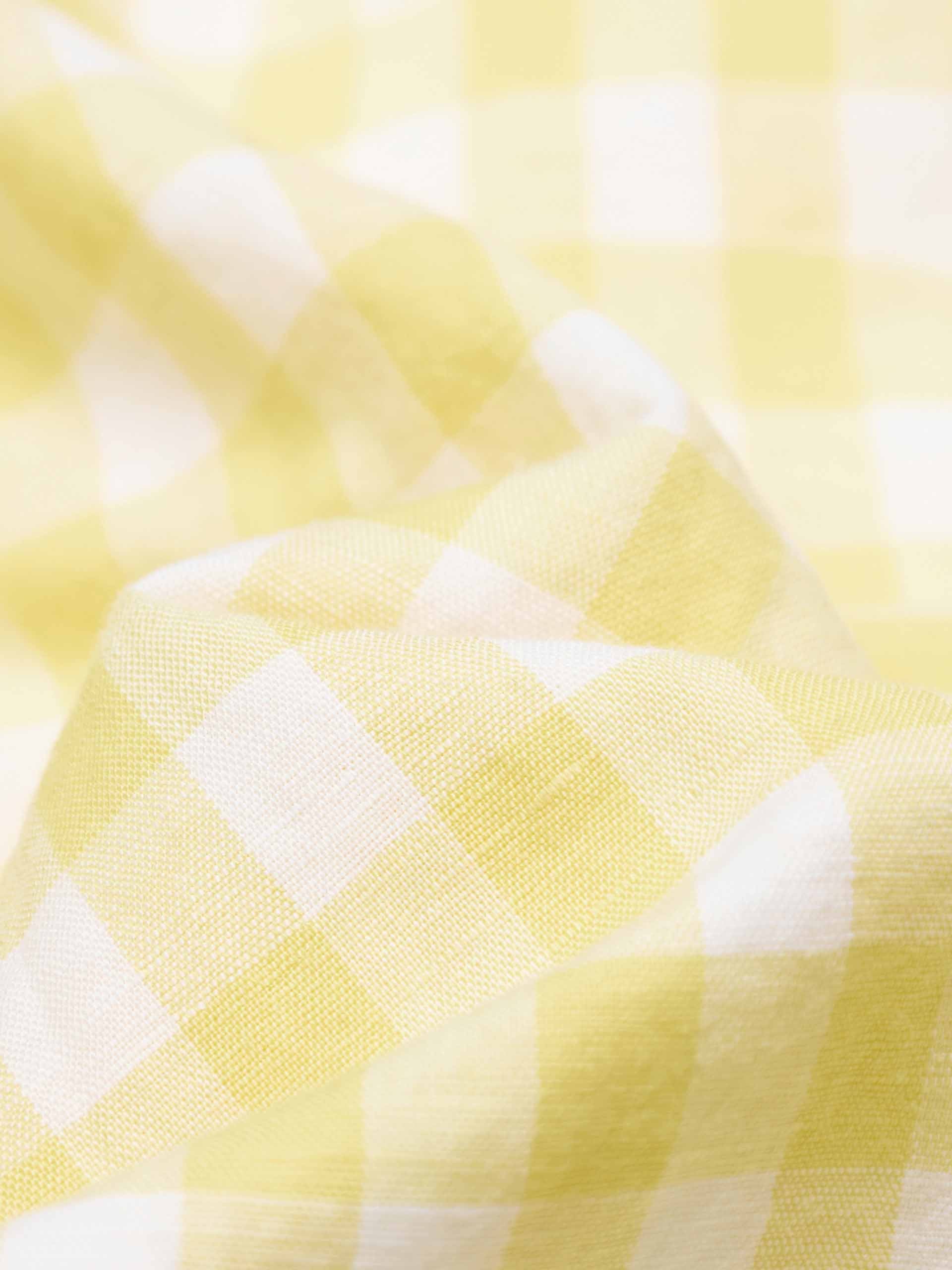 Linen Blend Gingham Shirt - Image 4