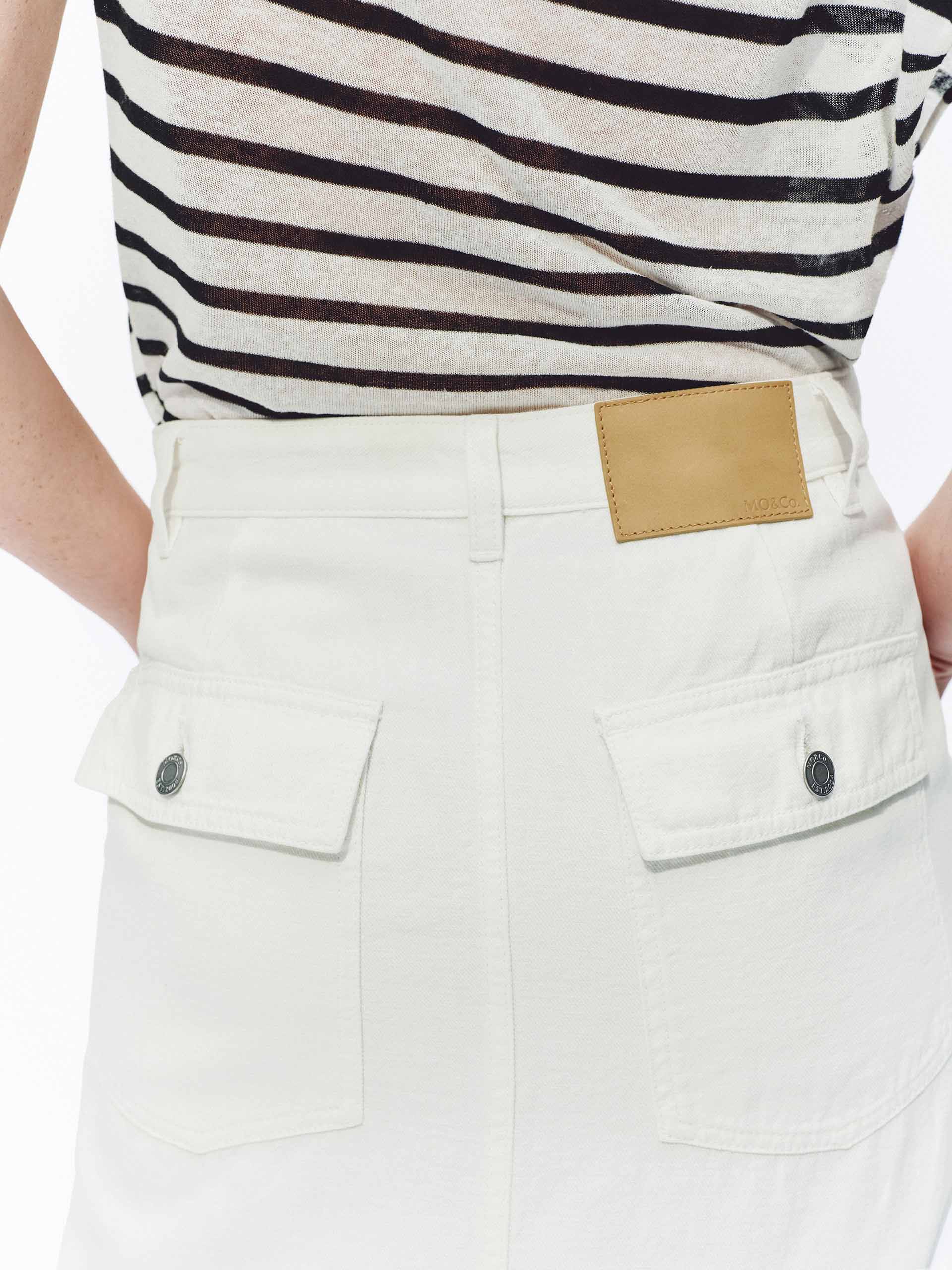 Linen Cotton Maxi Skirt - Image 6