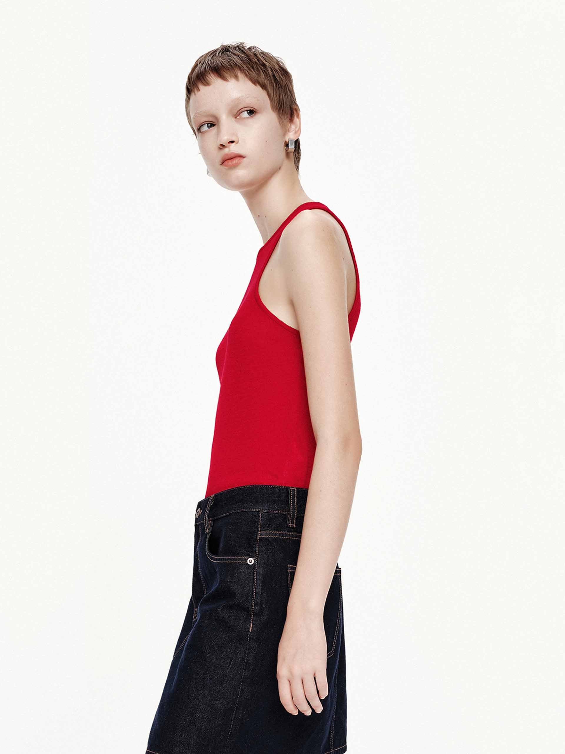 Linen Cotton Sleeveless Tank - Image 17