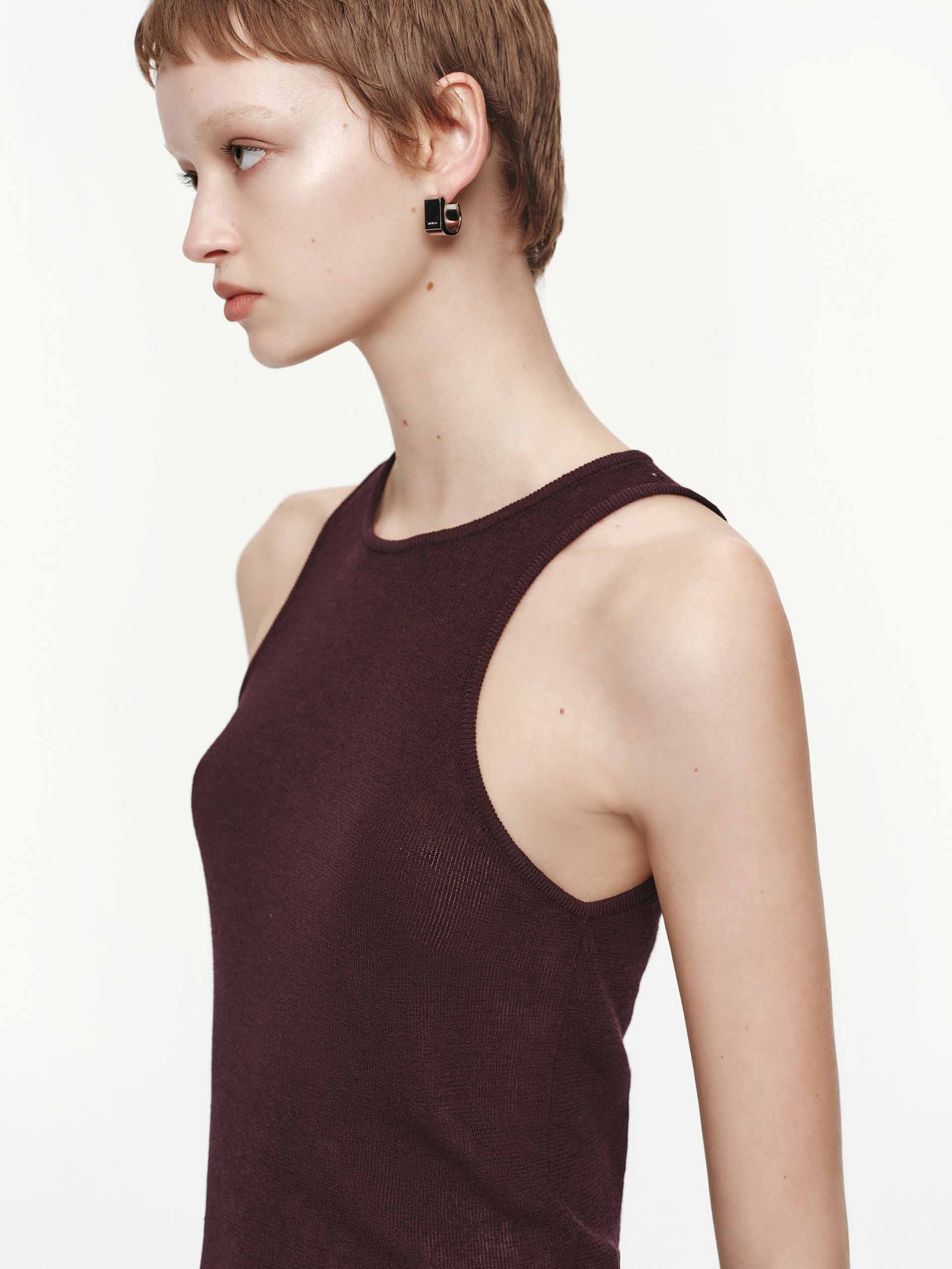 Linen Cotton Sleeveless Tank - Image 7