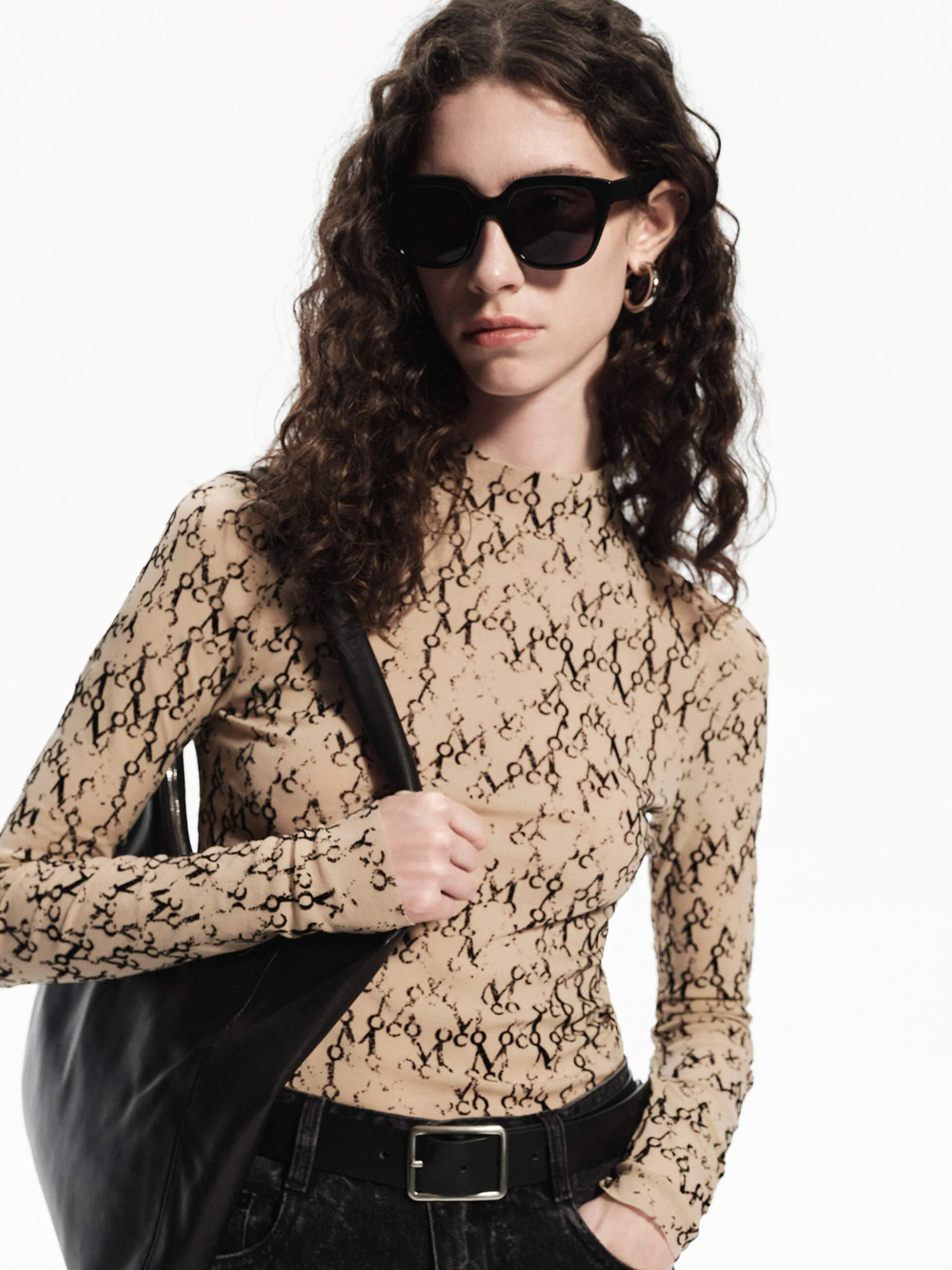 Logo Print Stretchy Top - Image 2