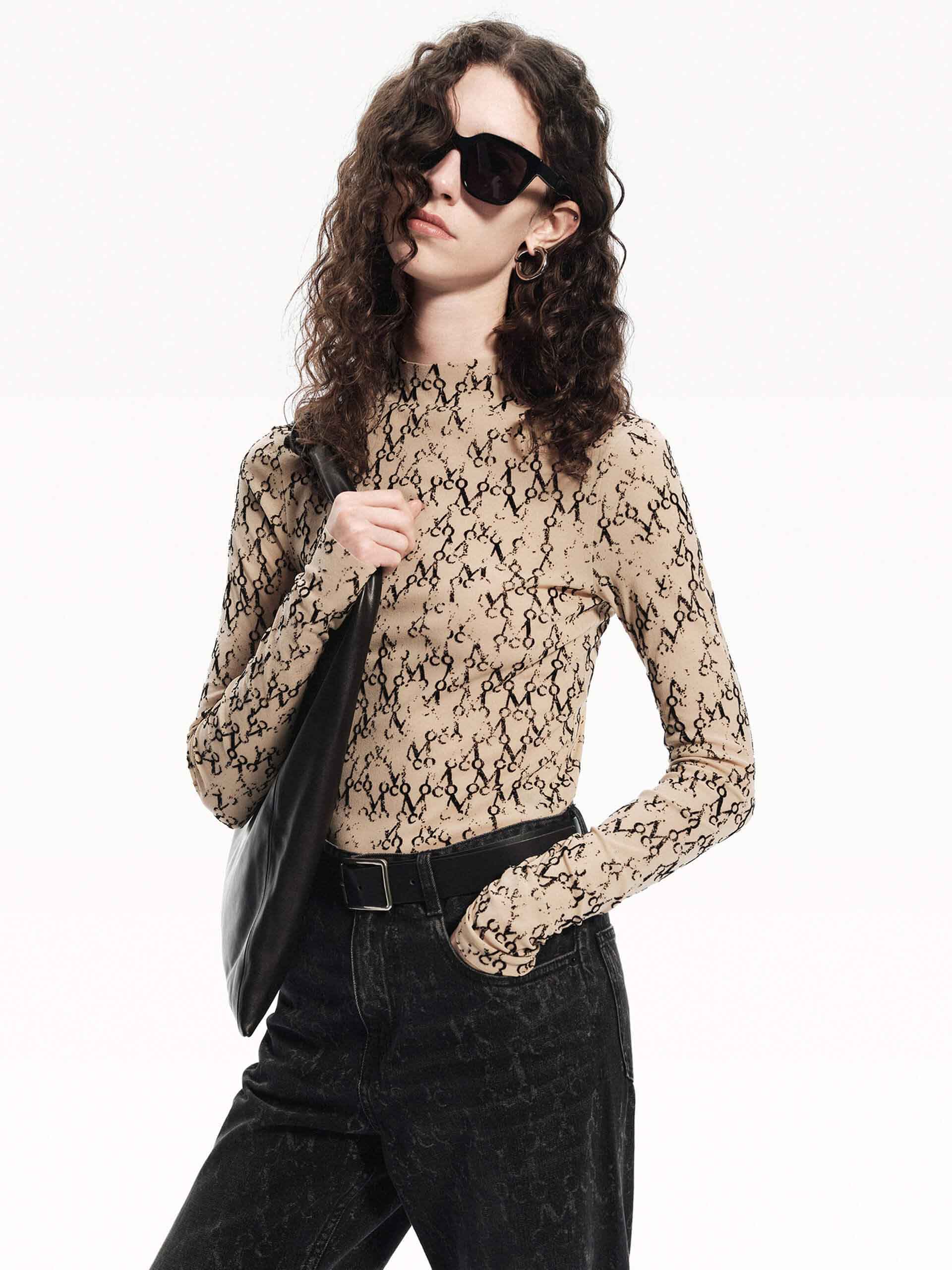 Logo Print Stretchy Top - Image 7